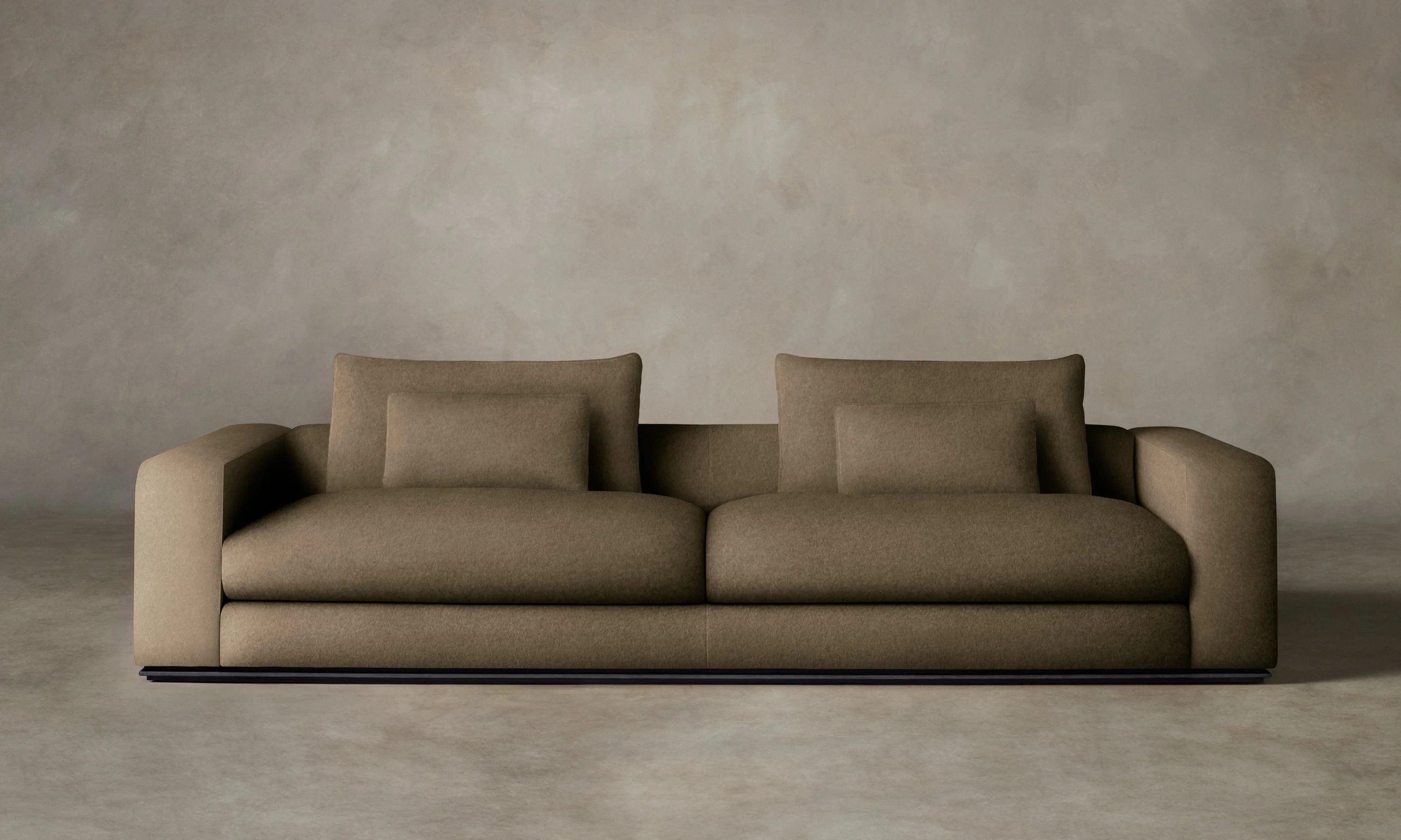 The Nicola Sofa - Mohair Mink - Image 3