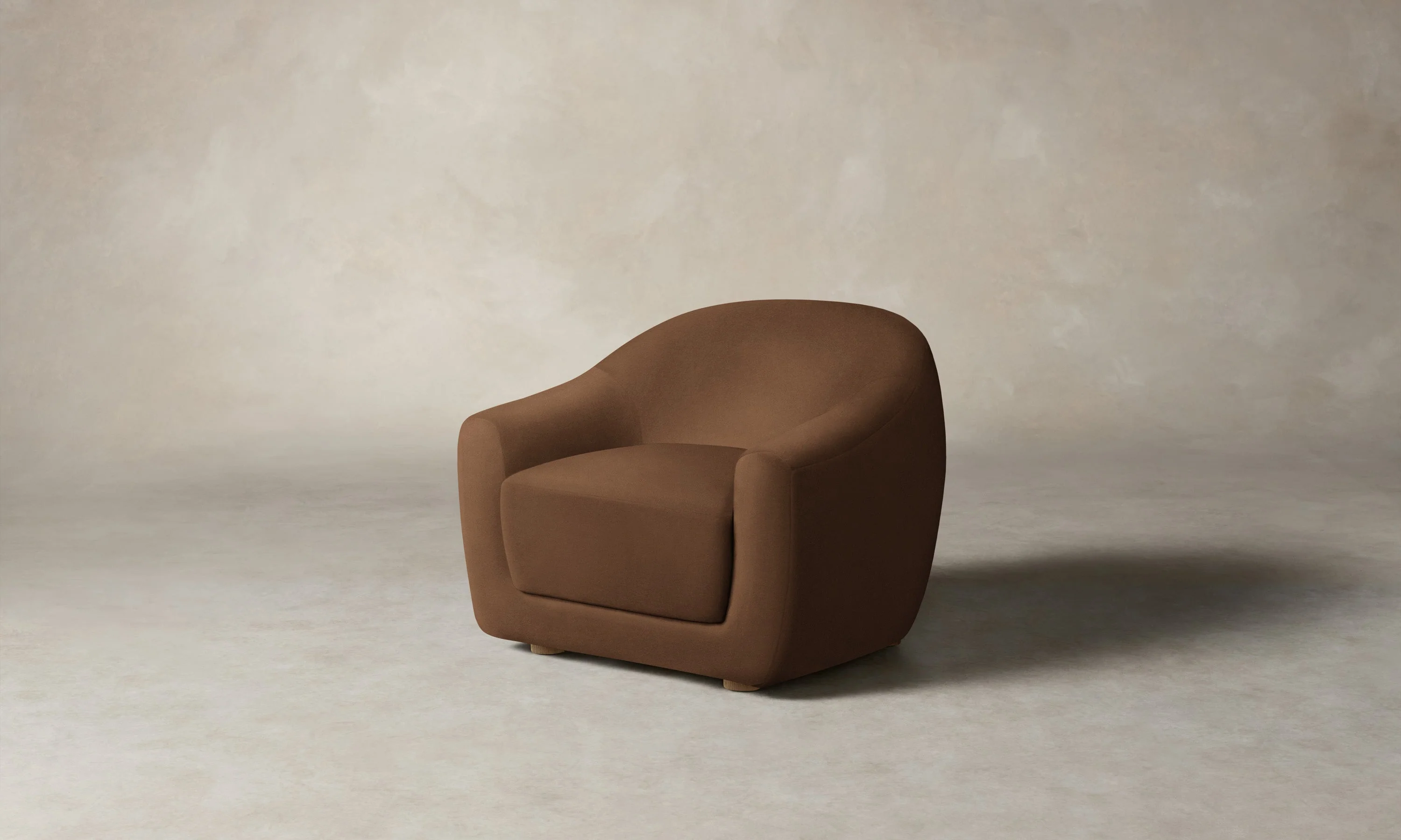 The Oliver Chair - Marled Alpaca Velvet Whiskey - Image 3