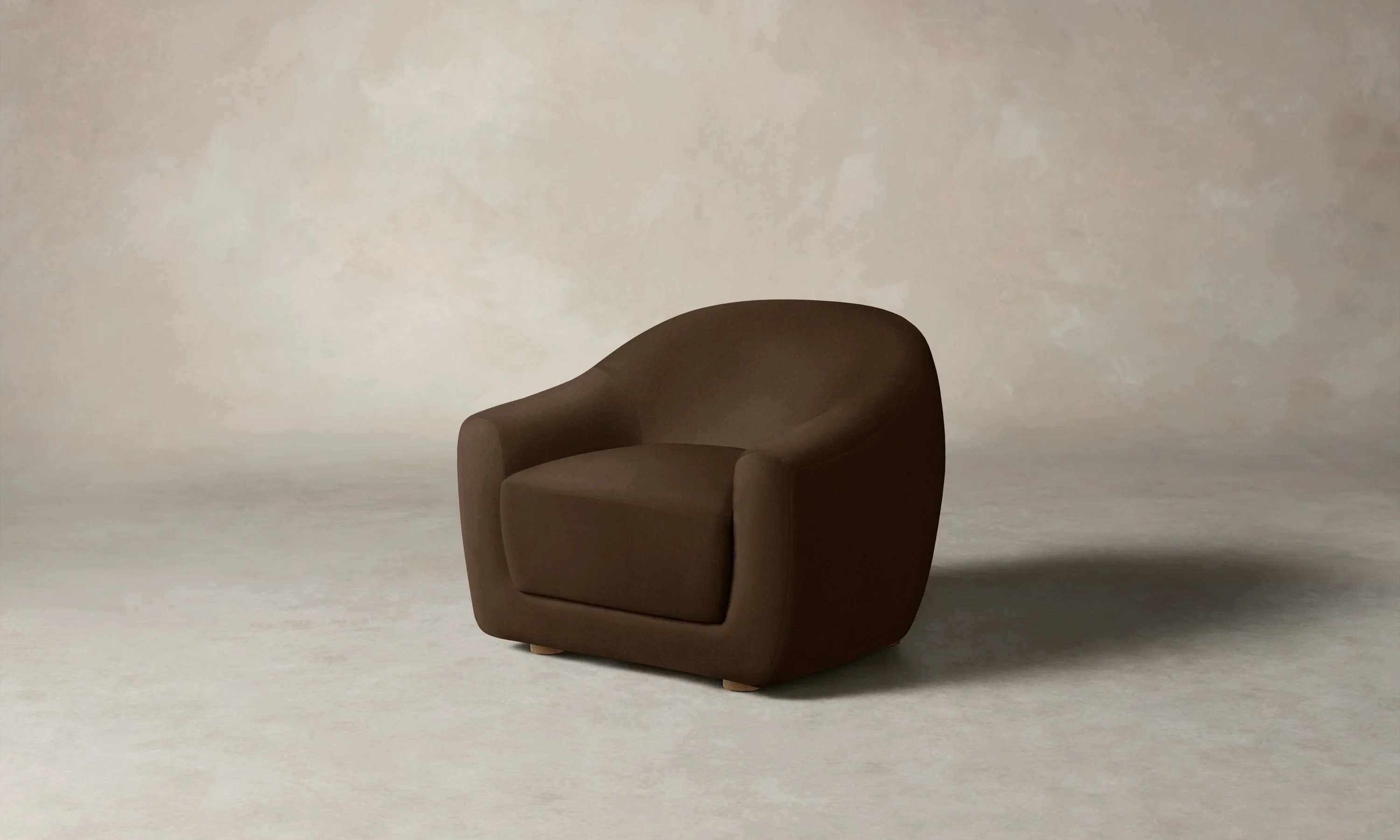 The Oliver Chair - Performance Velvet Bark - Image 3