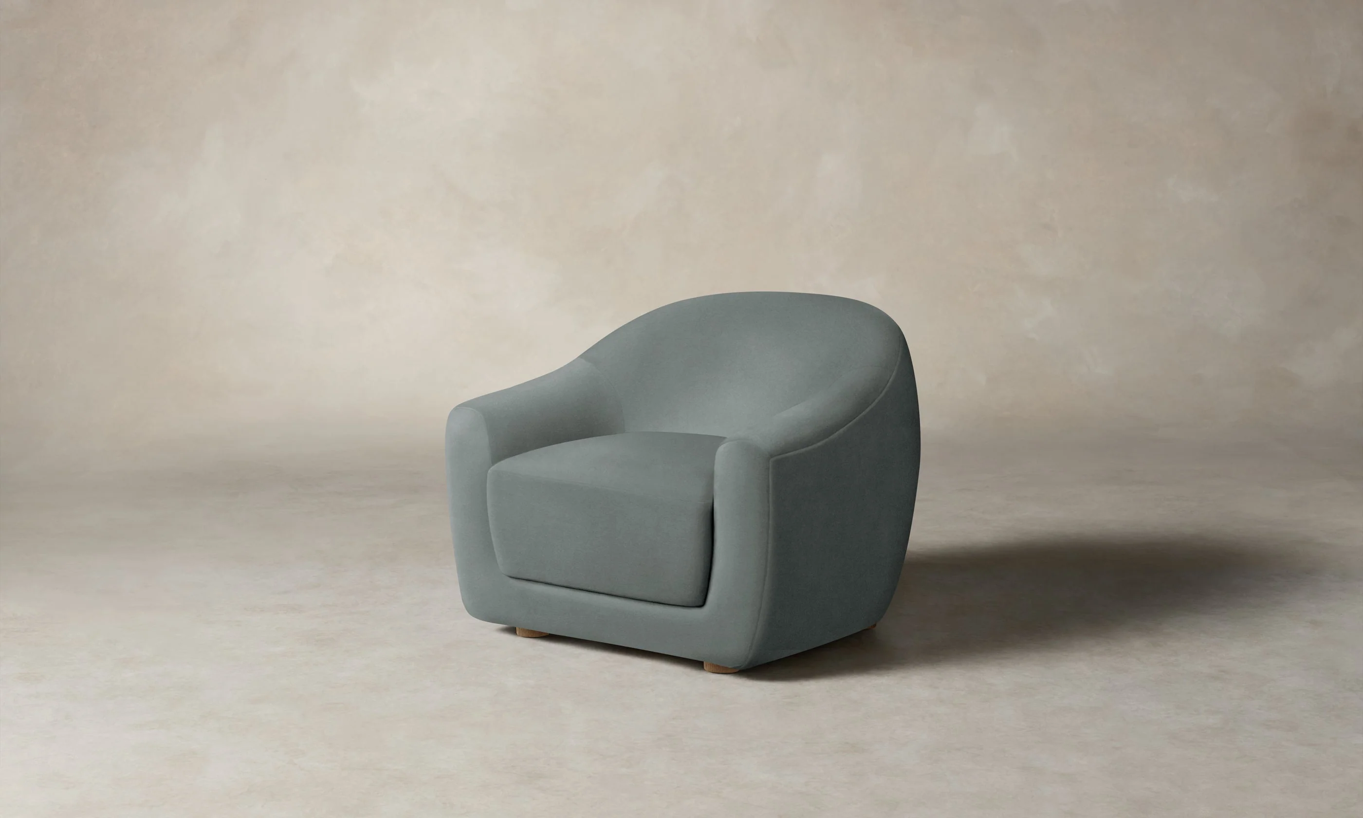 The Oliver Chair - Performance Velvet Seafoam - Image 3