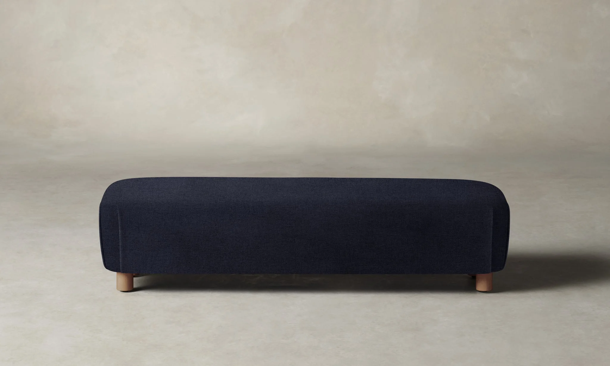 The Perry Bench - Italian Brushed Wool Harbor - Image 2