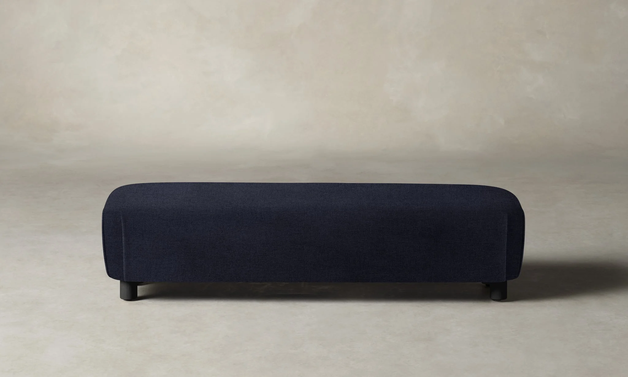 The Perry Bench - Italian Brushed Wool Harbor - Image 4