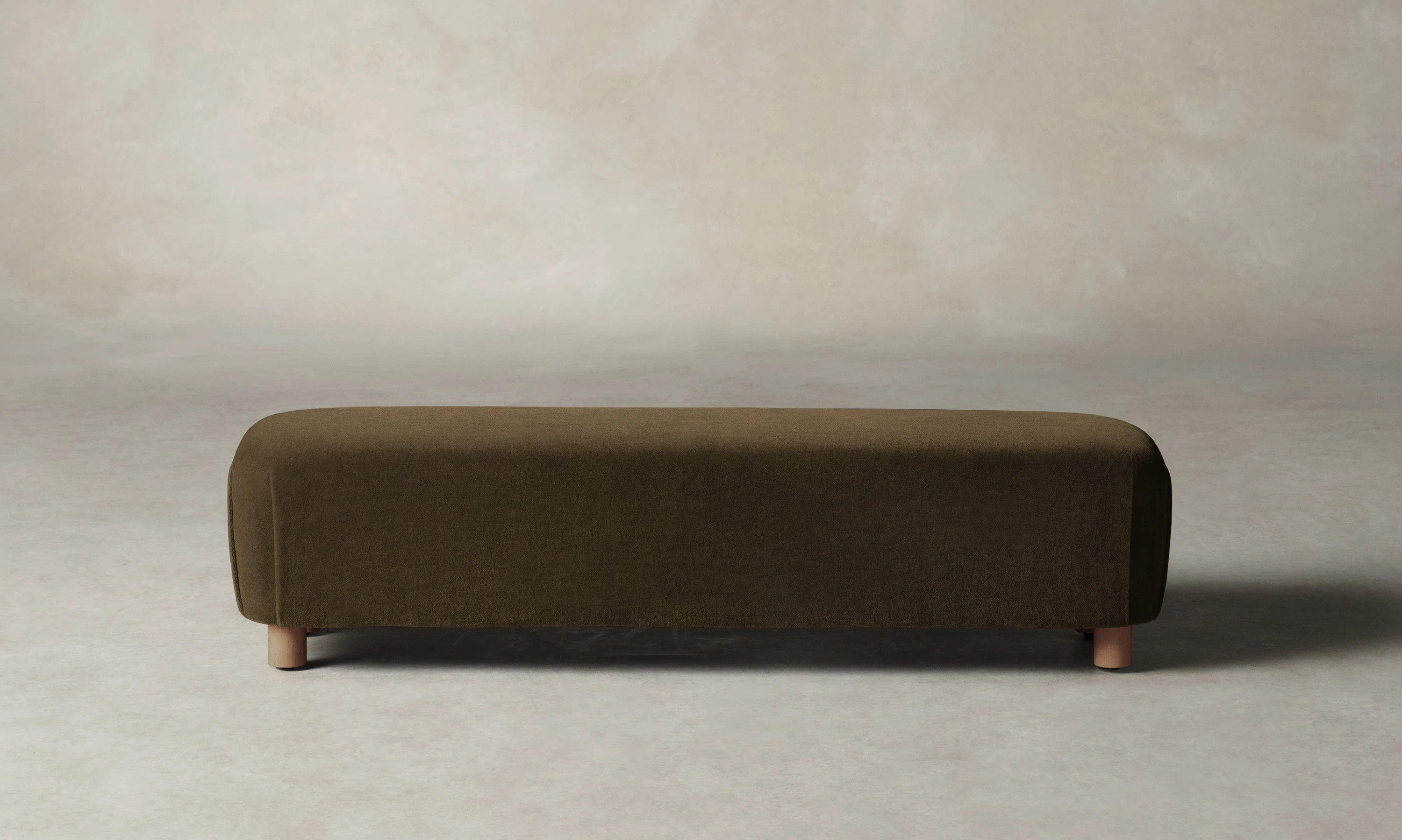 The Perry Bench - Marled Alpaca Velvet Marsh - Image 2