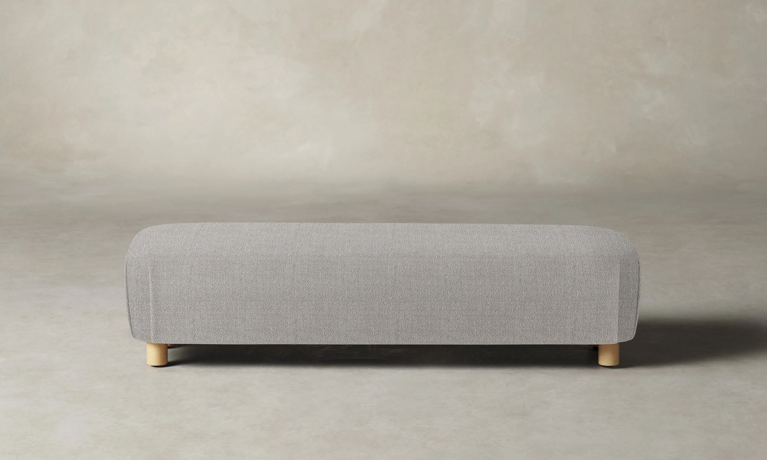 The Perry Bench - Performance Textural Weave Breeze
