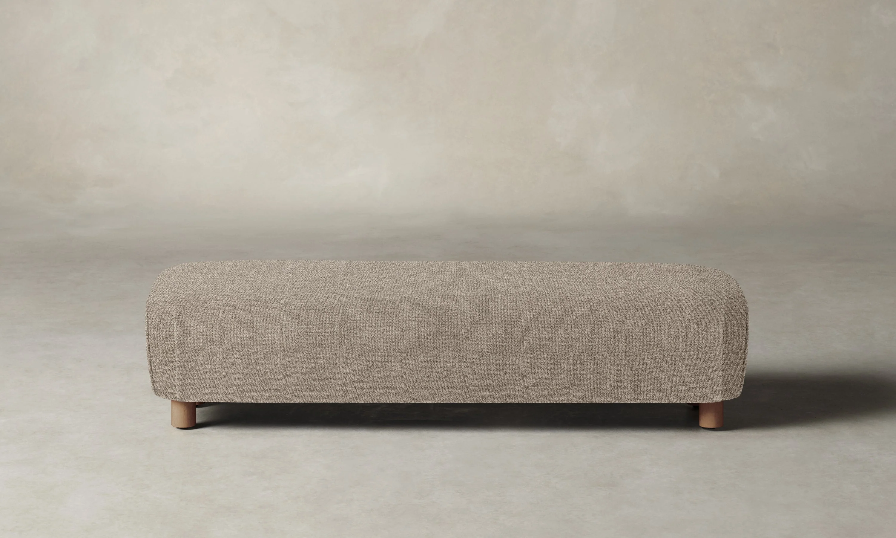 The Perry Bench - Performance Textural Weave Earthen - Image 2