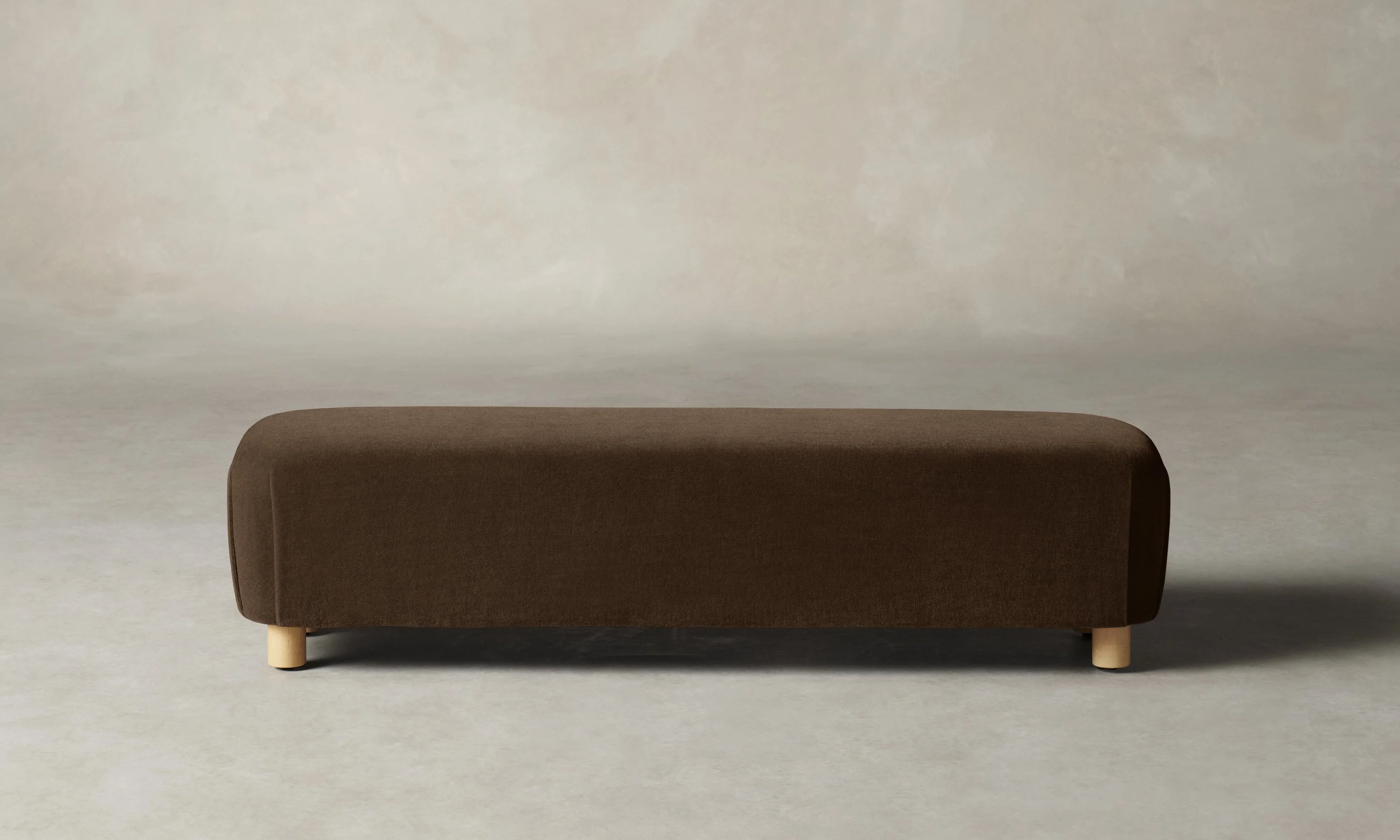 The Perry Bench - Performance Velvet Bark