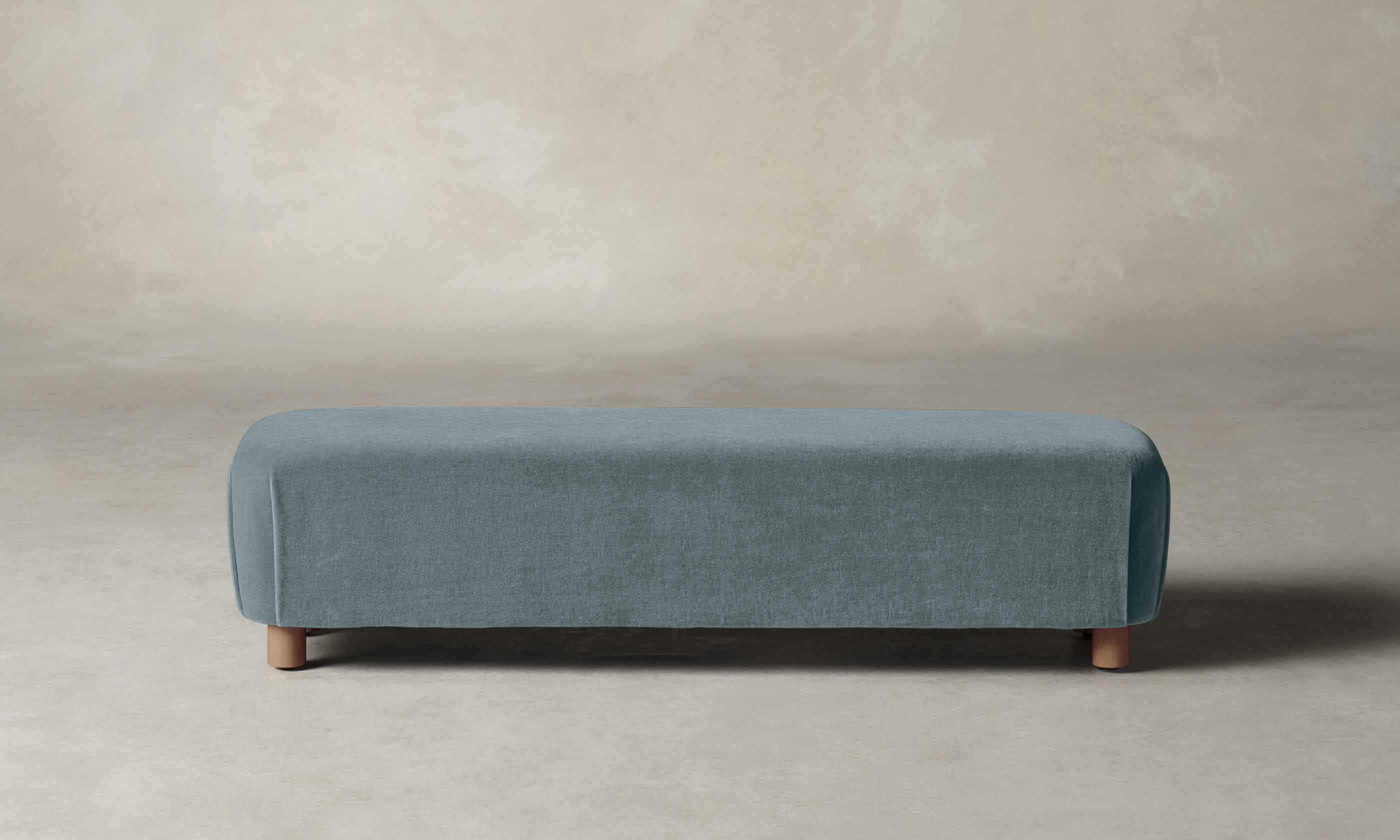 The Perry Bench - Performance Velvet Sky - Image 2