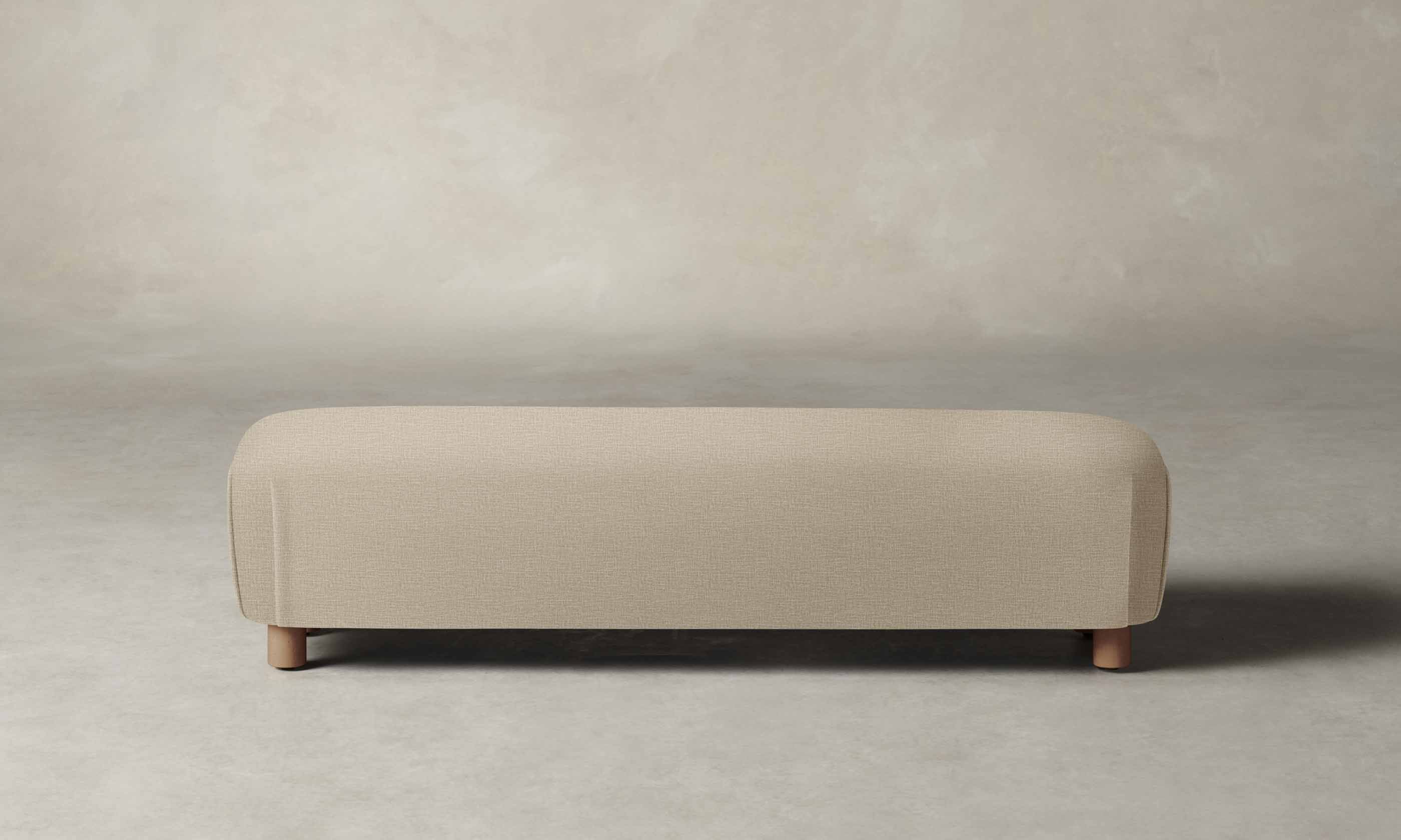 The Perry Bench - Performance Woven Chenille Desert - Image 2