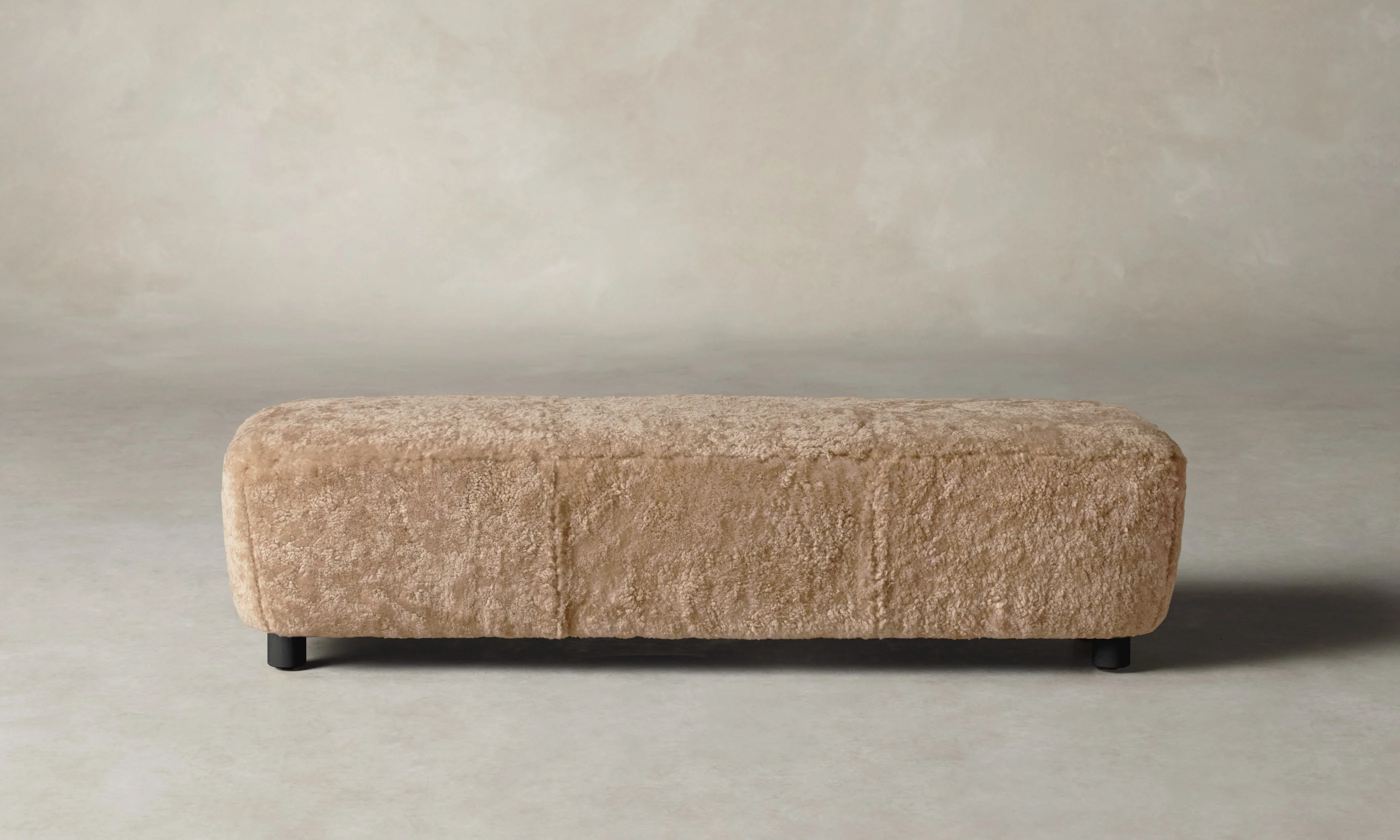 The Perry Bench - Shearling Toffee - Image 4