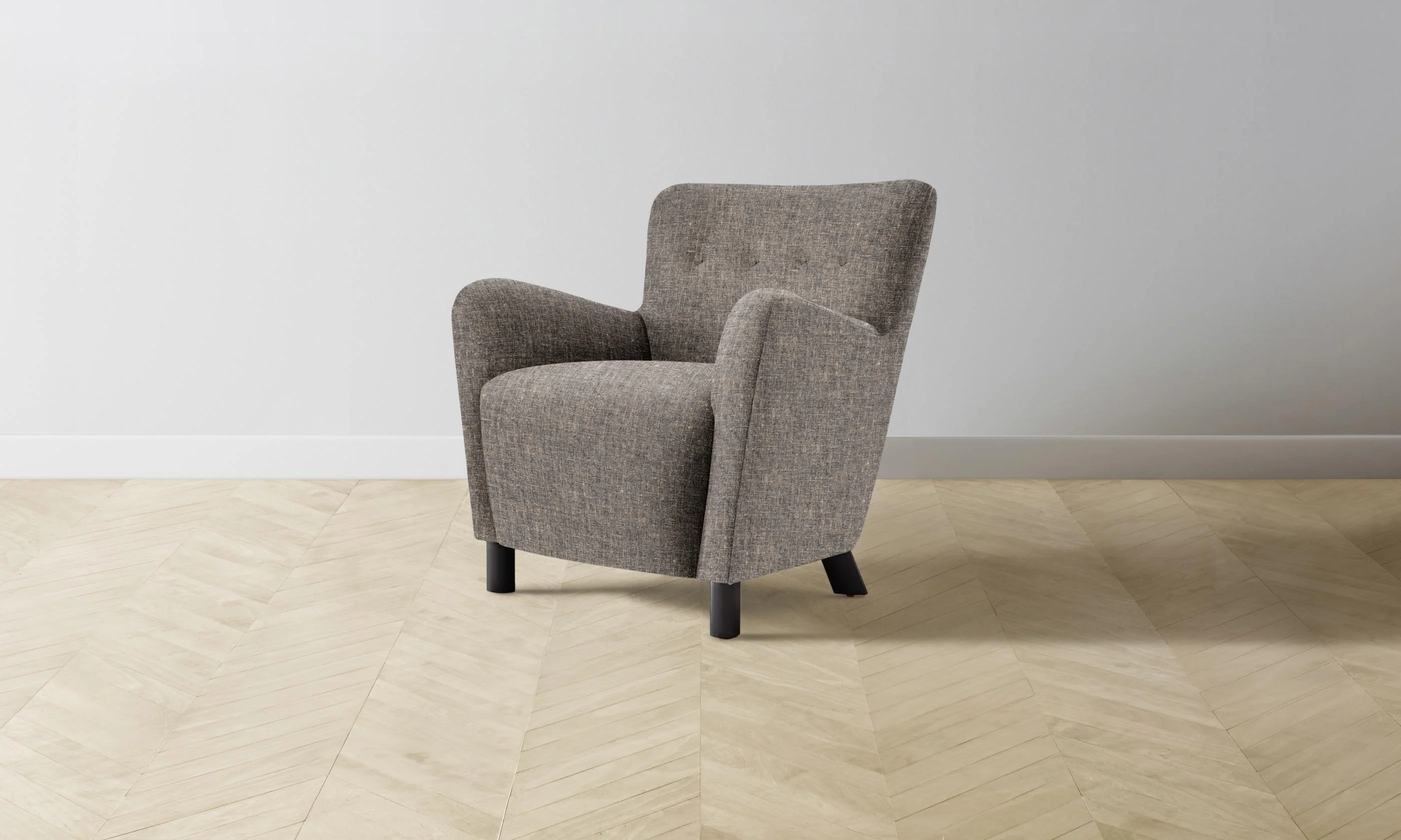 The Perry Chair - Heritage Belgian Linen Carob - Image 4