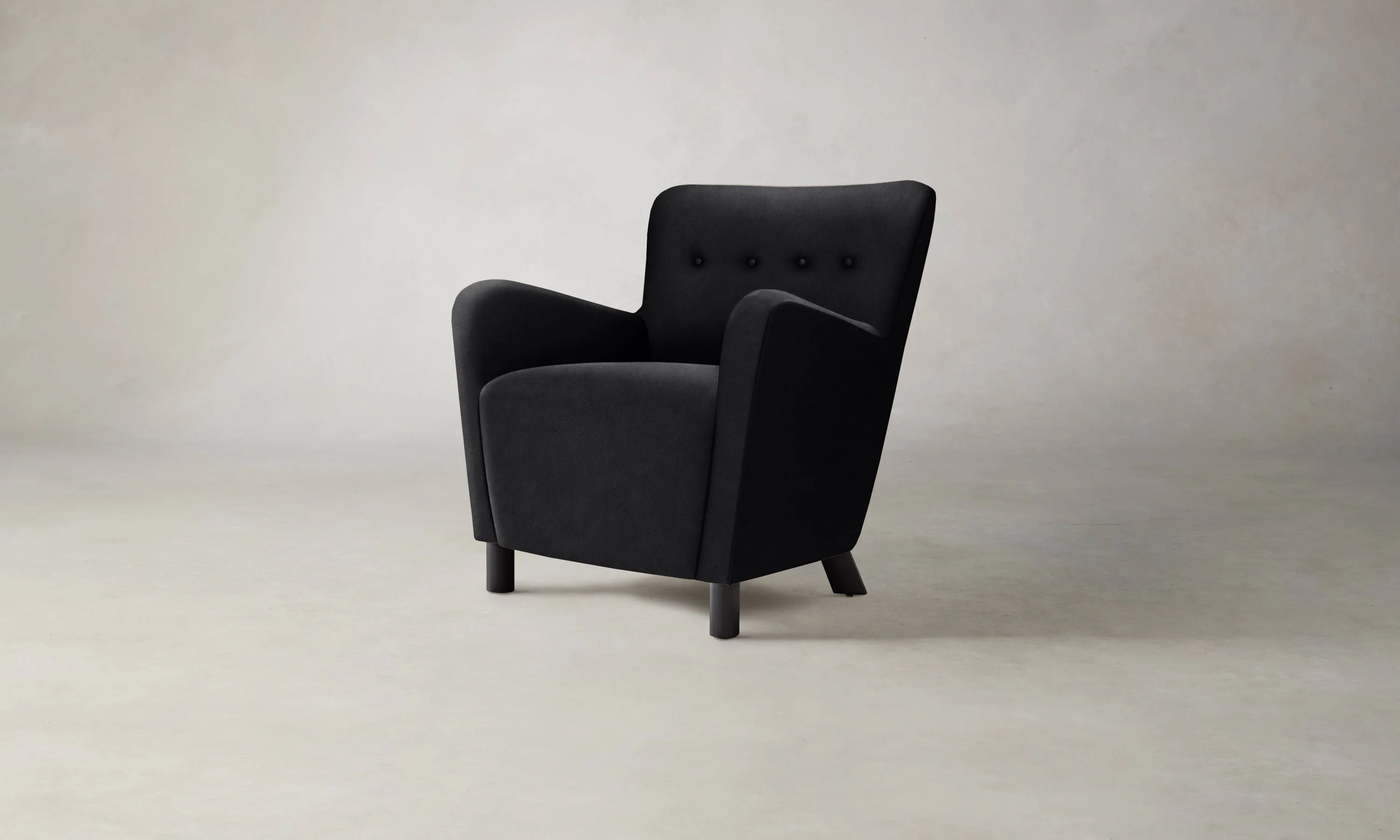The Perry Chair - Costa Leather Jet - Image 4