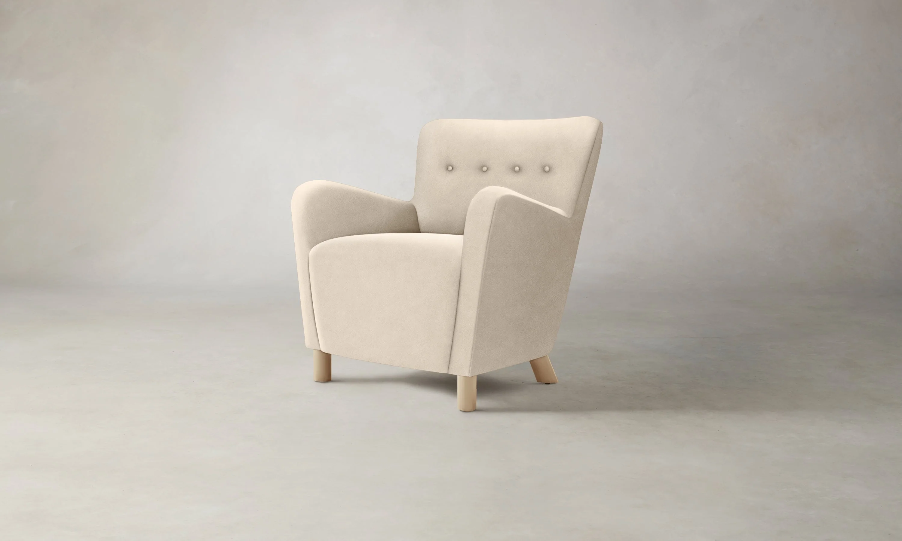 The Perry Chair - Costa Leather Sesame - Image 2