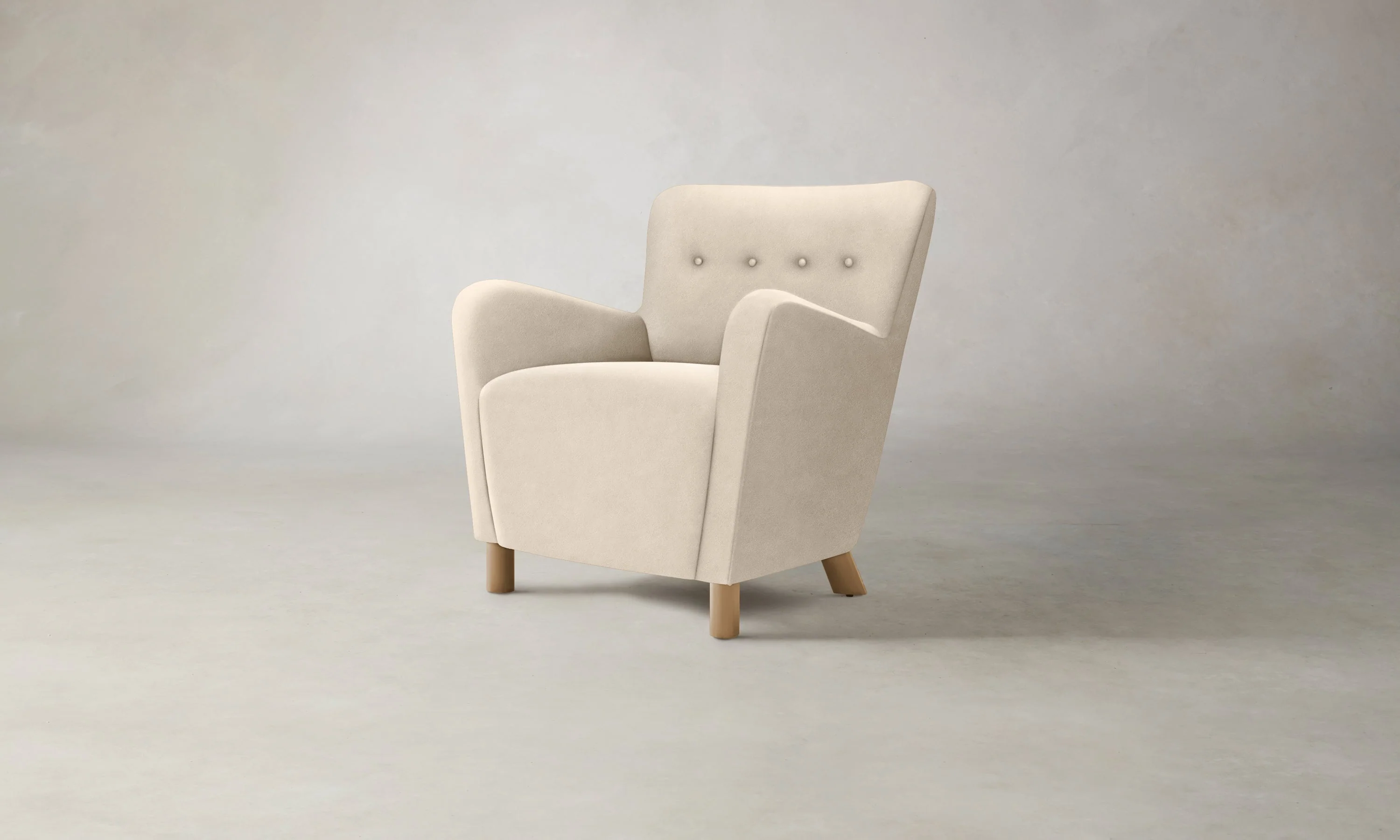 The Perry Chair - Costa Leather Sesame - Image 3