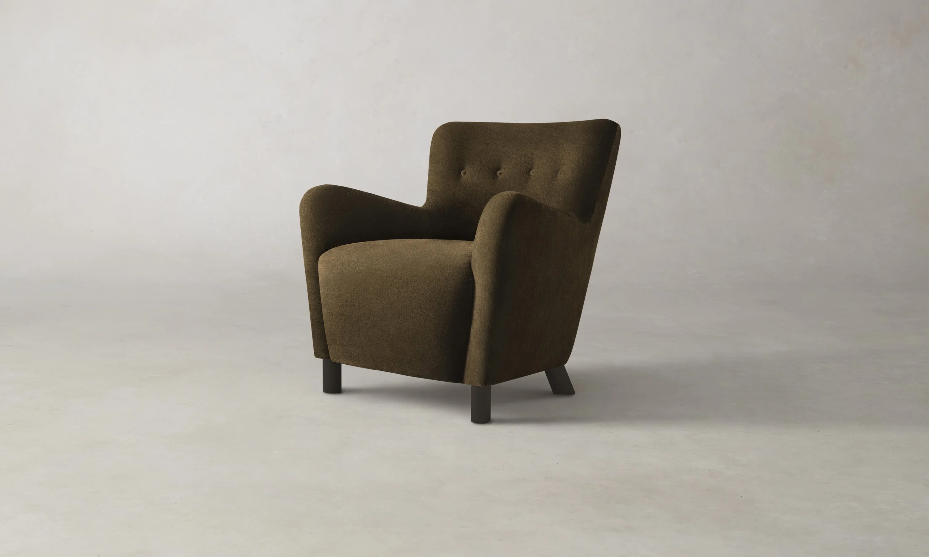 The Perry Chair - Marled Alpaca Velvet Marsh - Image 4