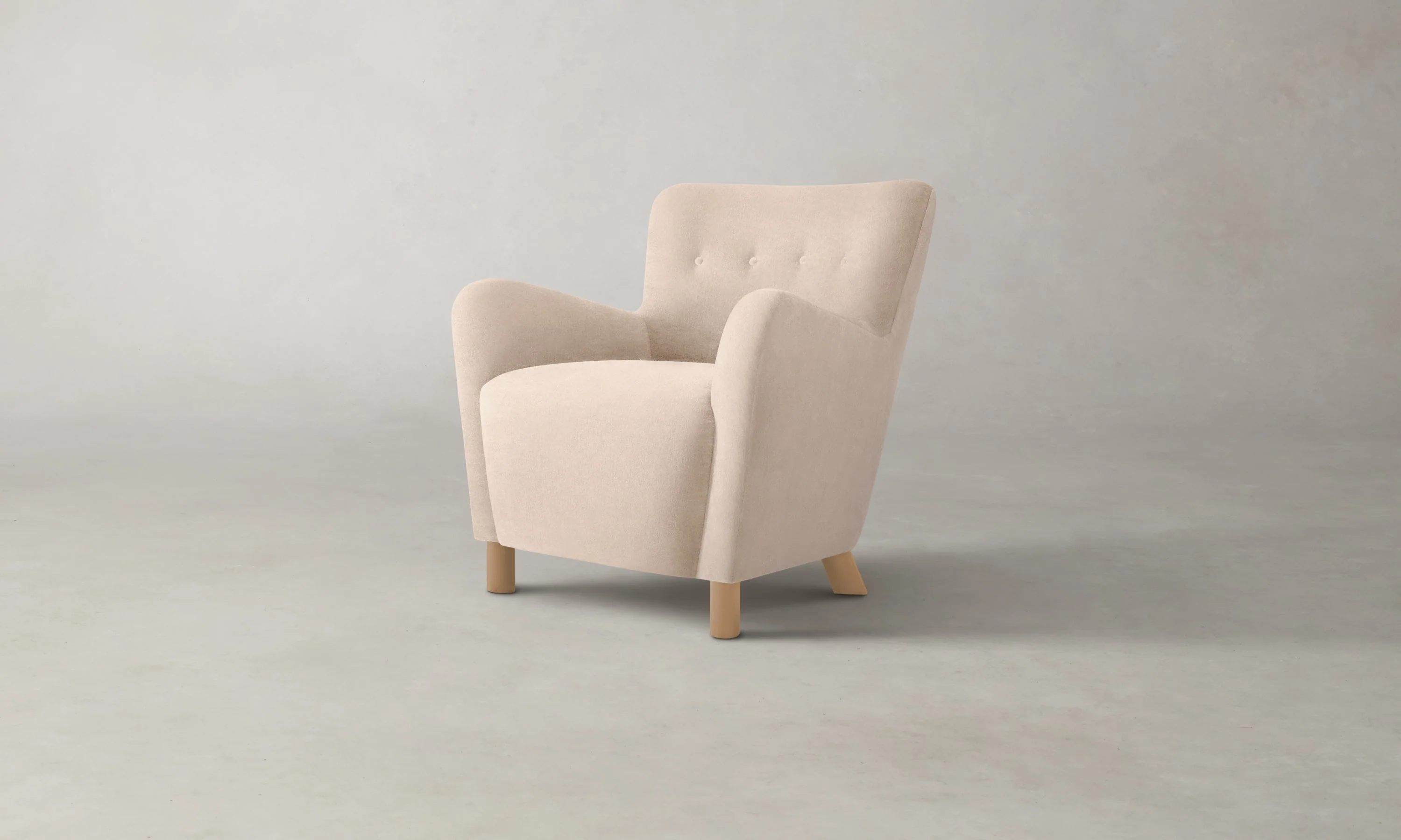 The Perry Chair - Marled Alpaca Velvet Rosette - Image 3