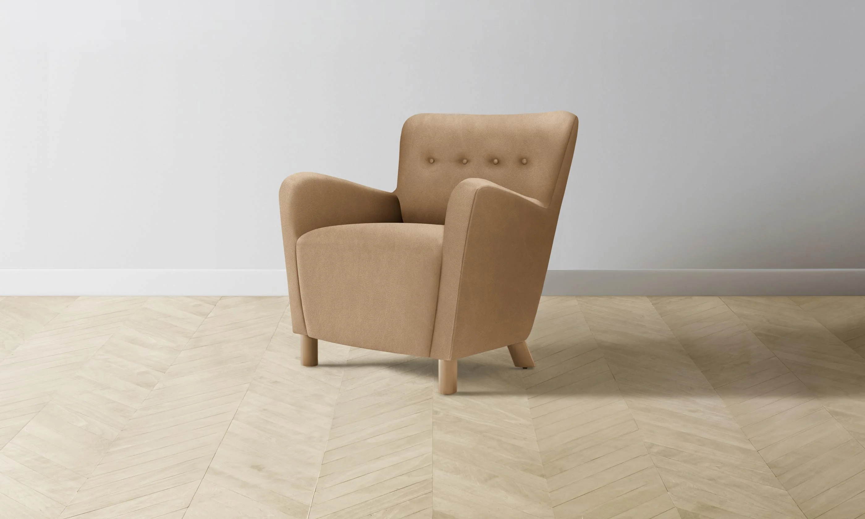 The Perry Chair - Tuscan Leather Camel - Image 3