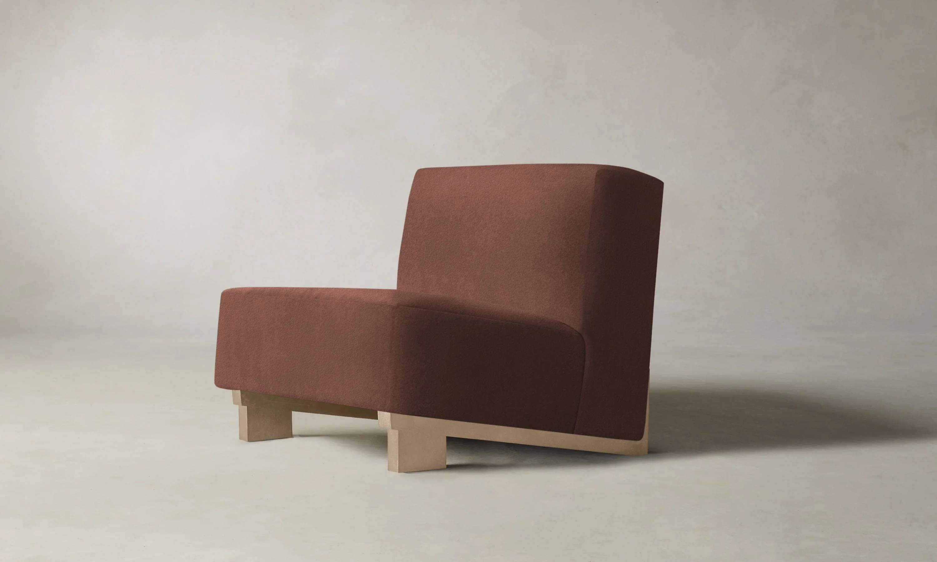 The Remsen Chair - Marled Alpaca Velvet Molasses - Image 2