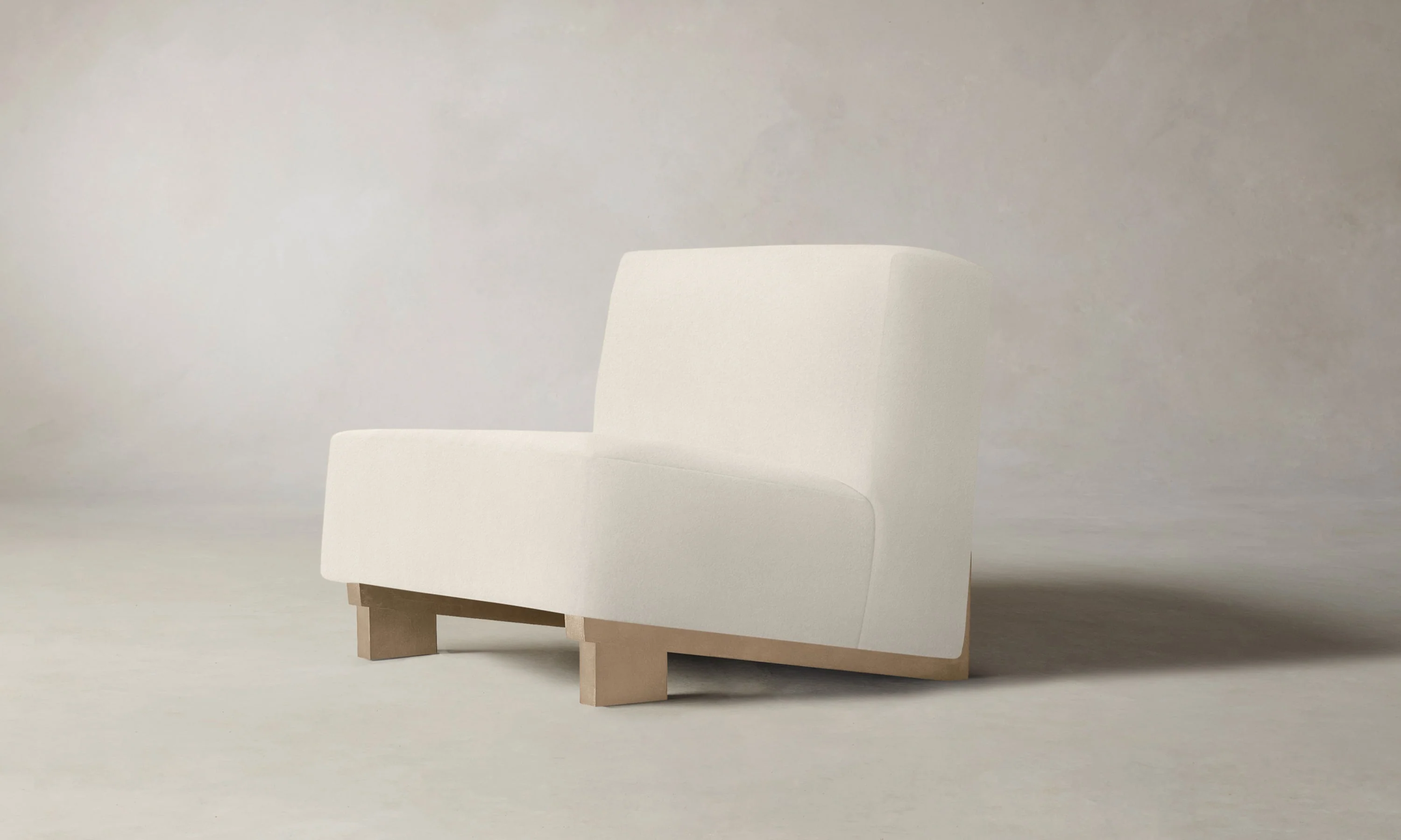 The Remsen Chair - Marled Alpaca Velvet Porcelain - Image 2
