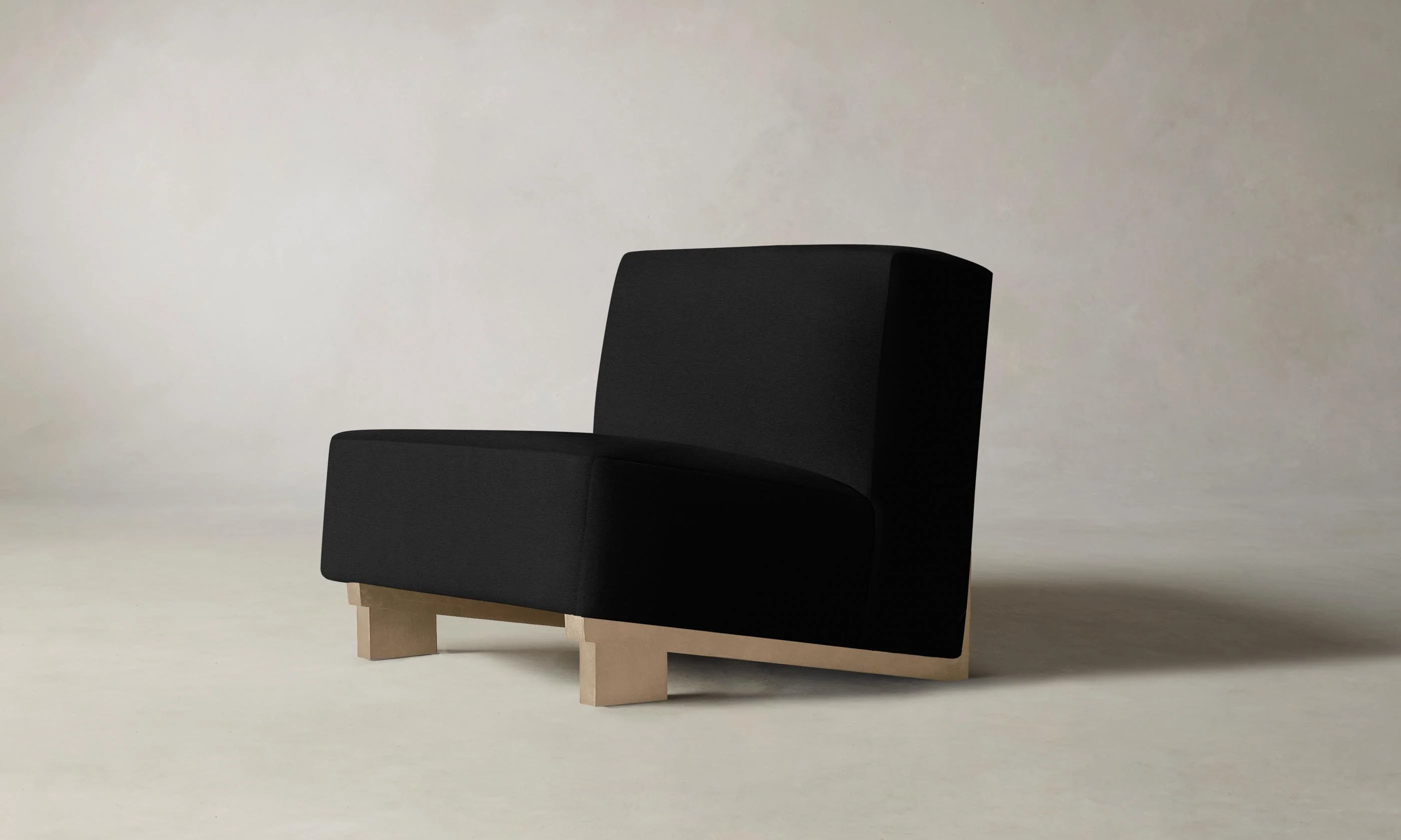 The Remsen Chair - Pebbled Leather Ink - Image 2