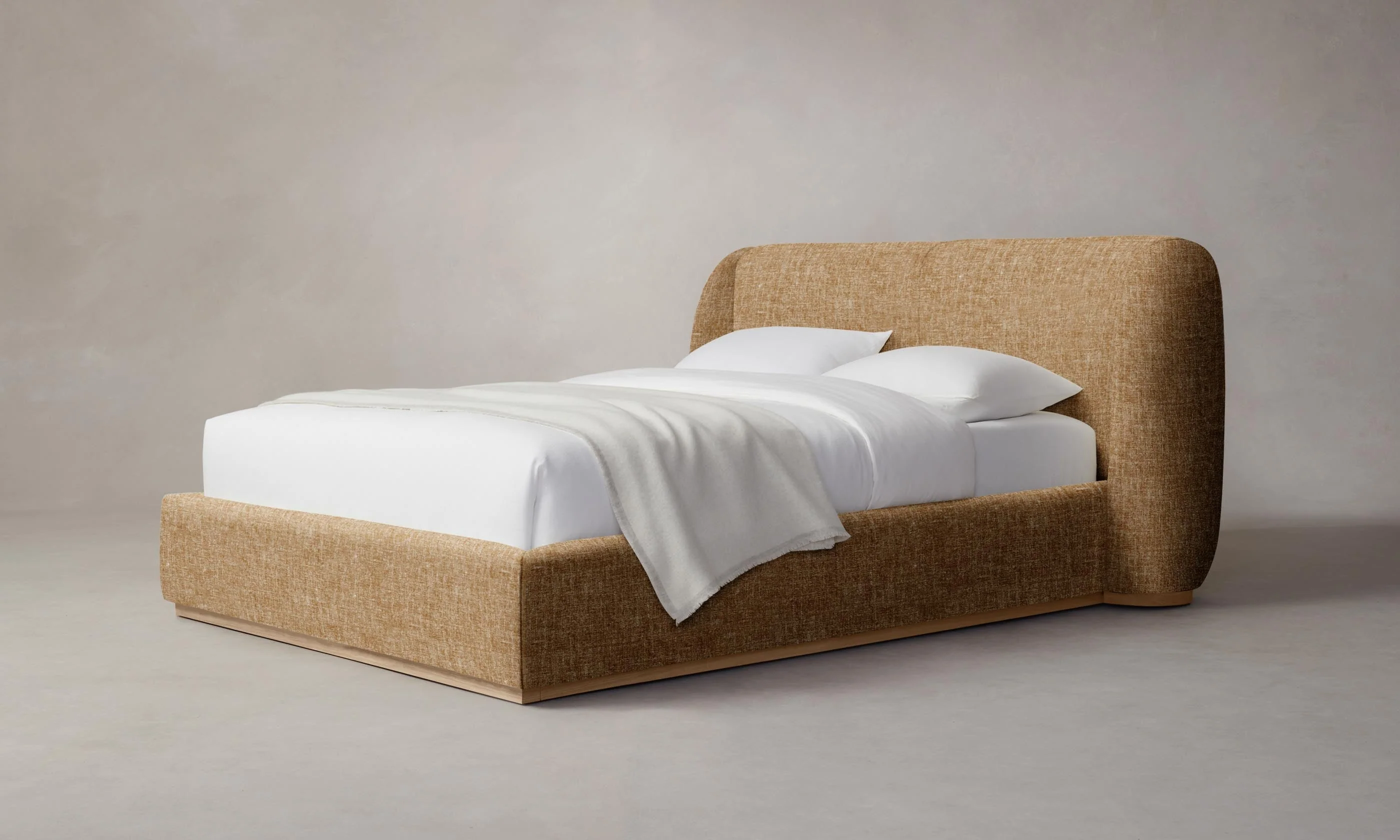 The Smith Bed - Heritage Belgian Linen Chai - Image 2
