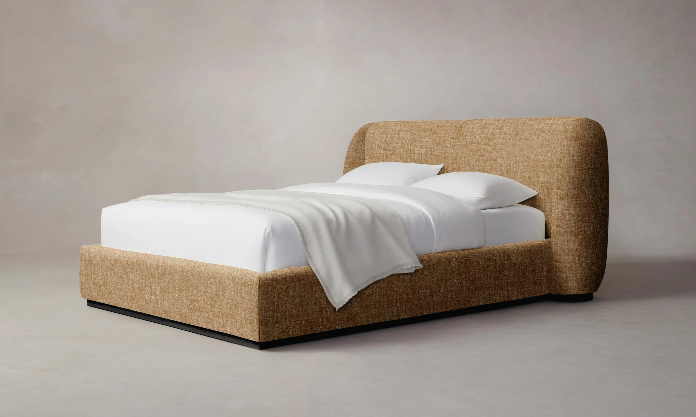 The Smith Bed - Heritage Belgian Linen Chai - Image 5