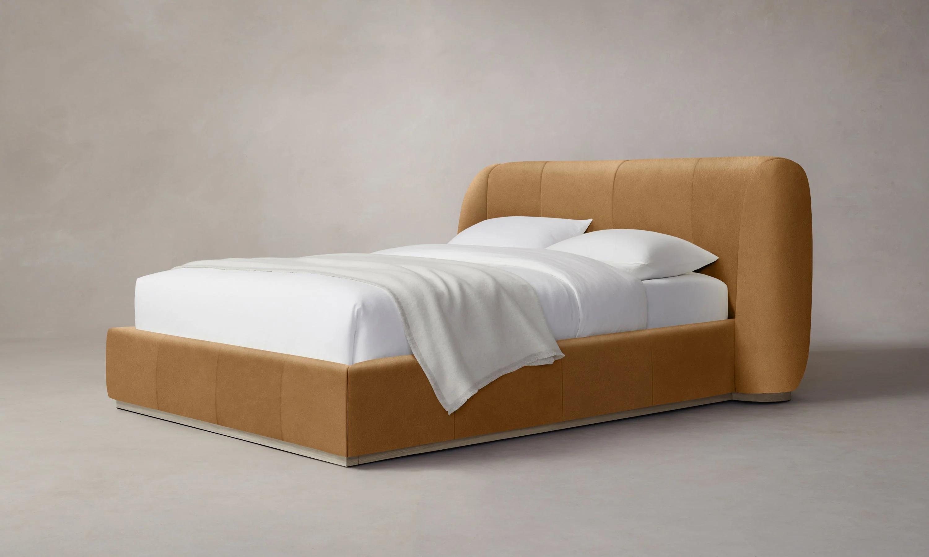 The Smith Bed - Costa Leather Nutmeg - Image 6
