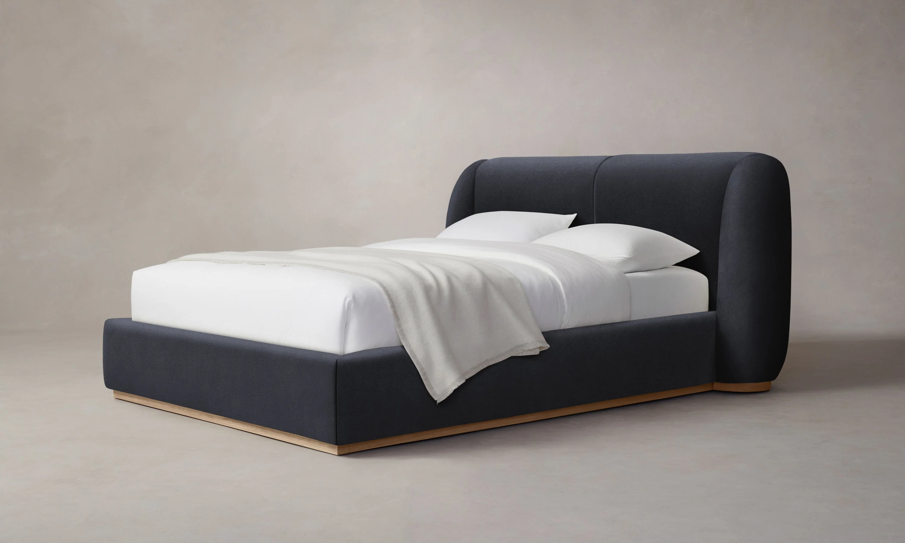 The Smith Bed - Marled Alpaca Velvet Nightfall - Image 2