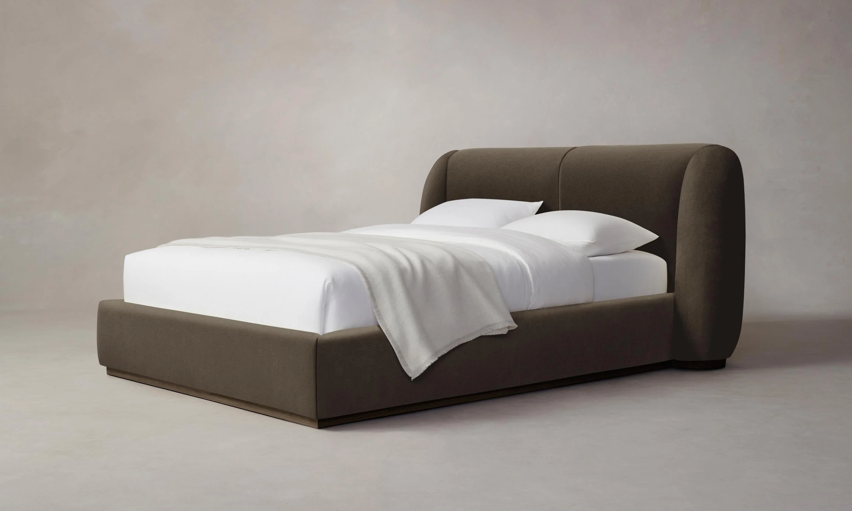 The Smith Bed - Mohair Mink - Image 4