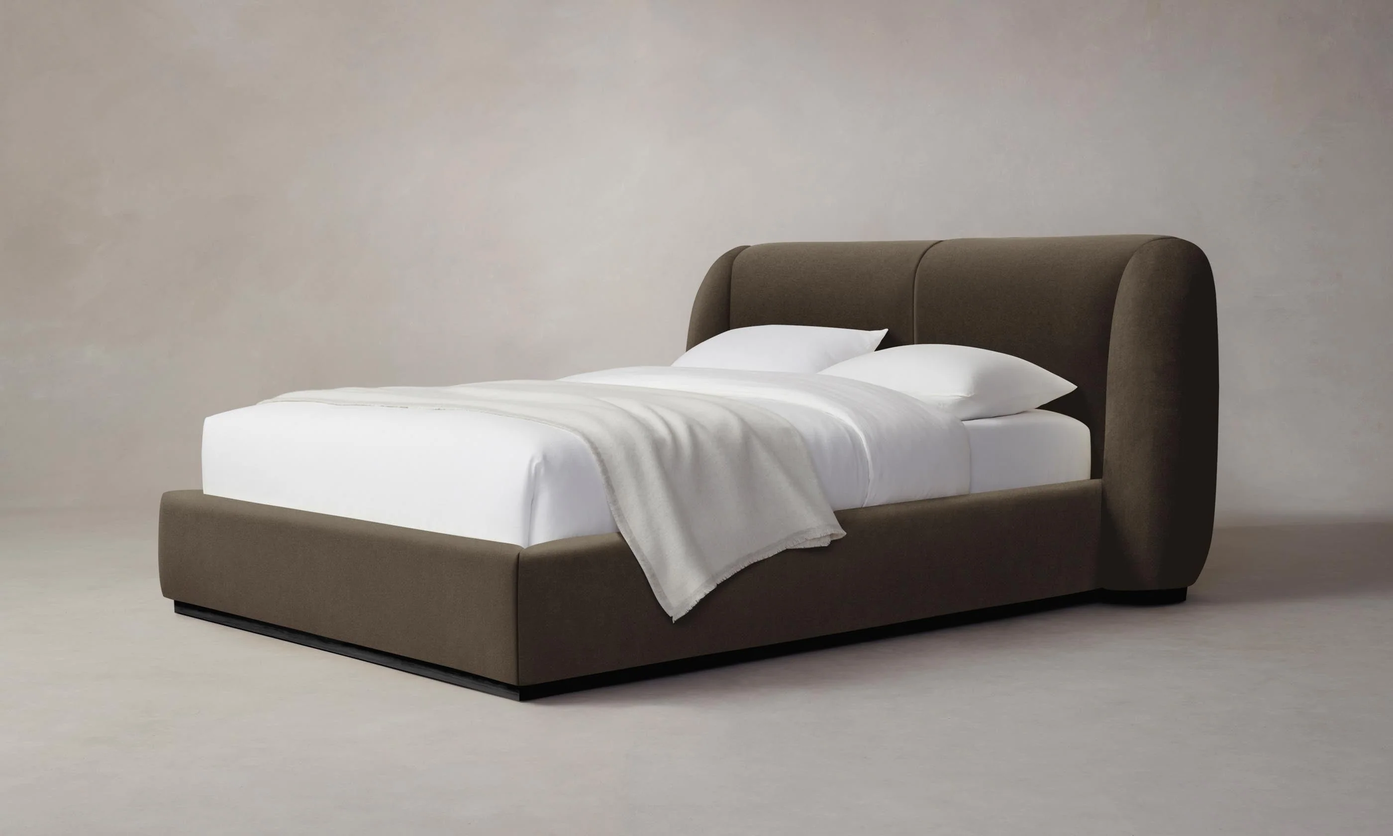 The Smith Bed - Mohair Mink - Image 5