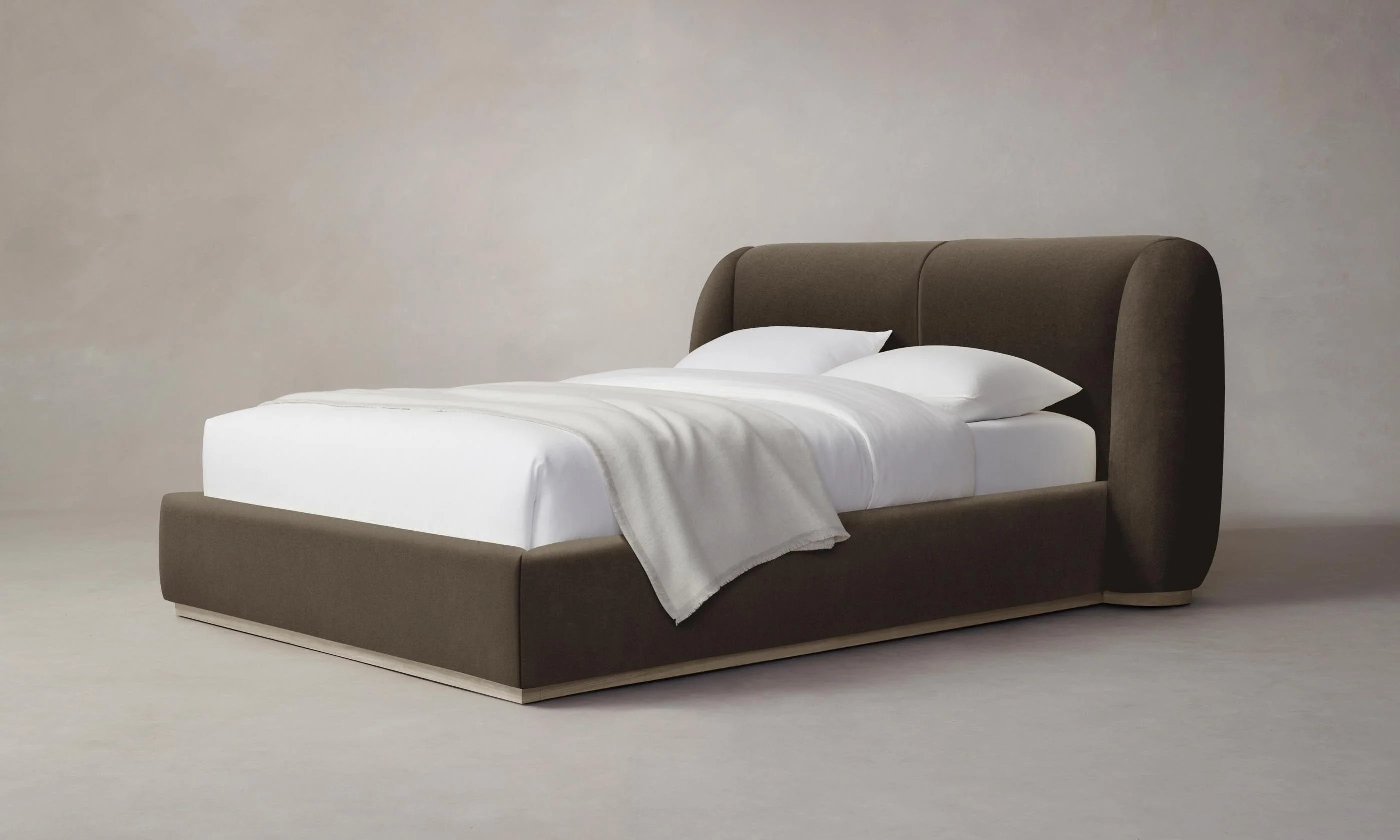 The Smith Bed - Mohair Mink - Image 6