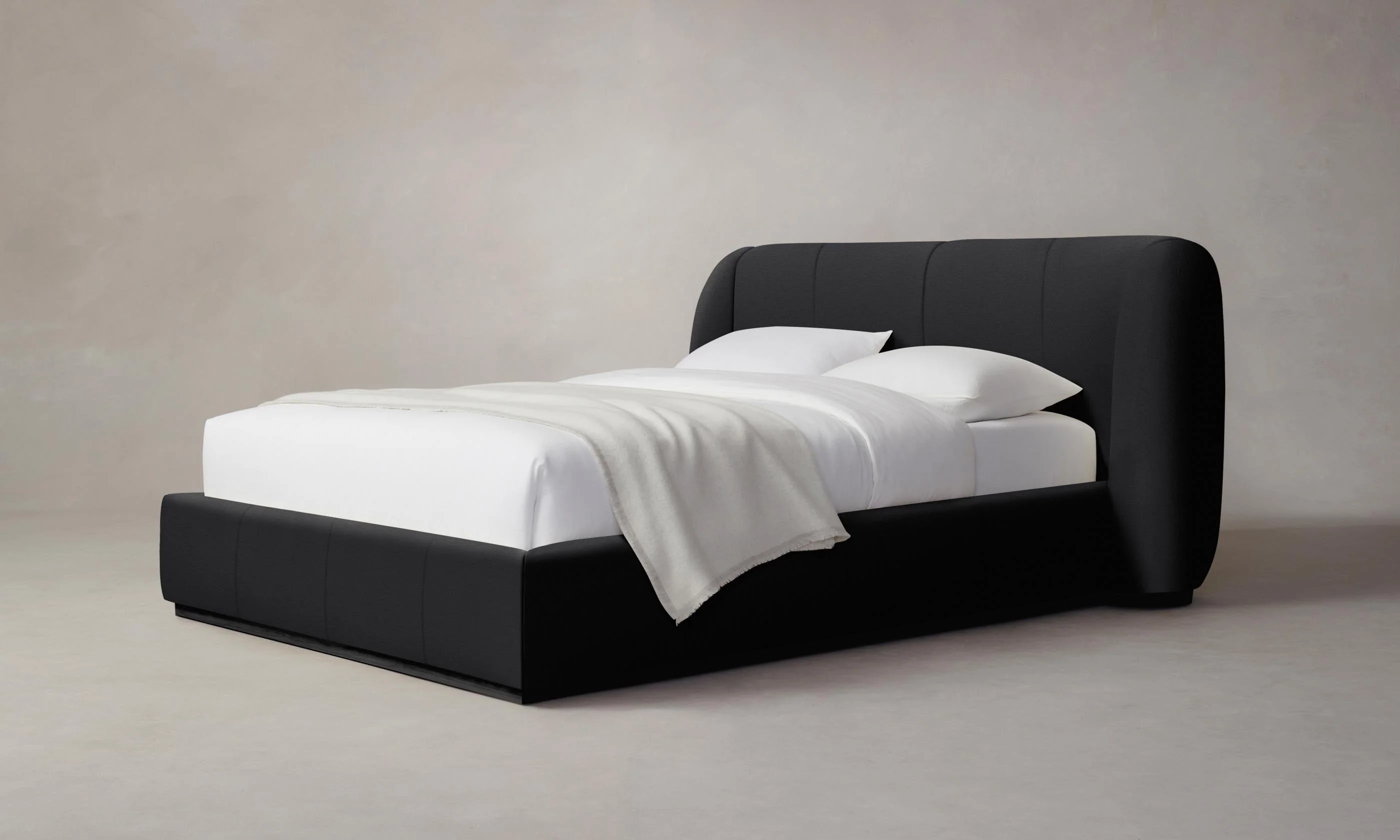 The Smith Bed - Pebbled Leather Ink - Image 5