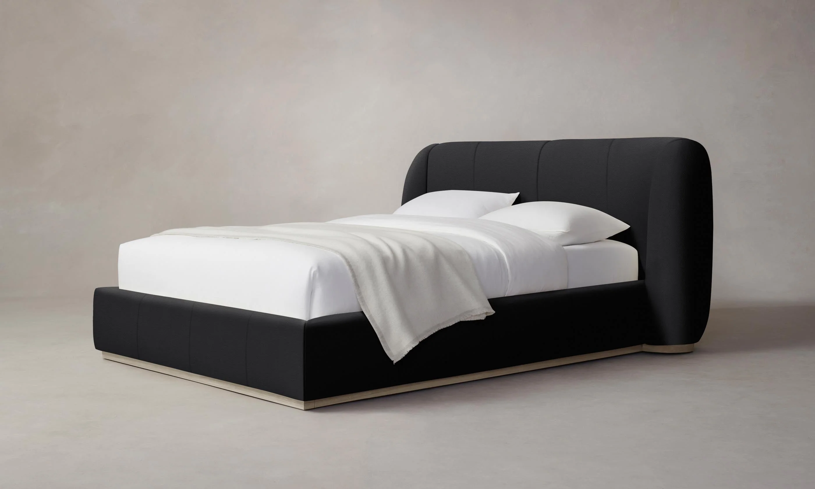 The Smith Bed - Pebbled Leather Ink - Image 6