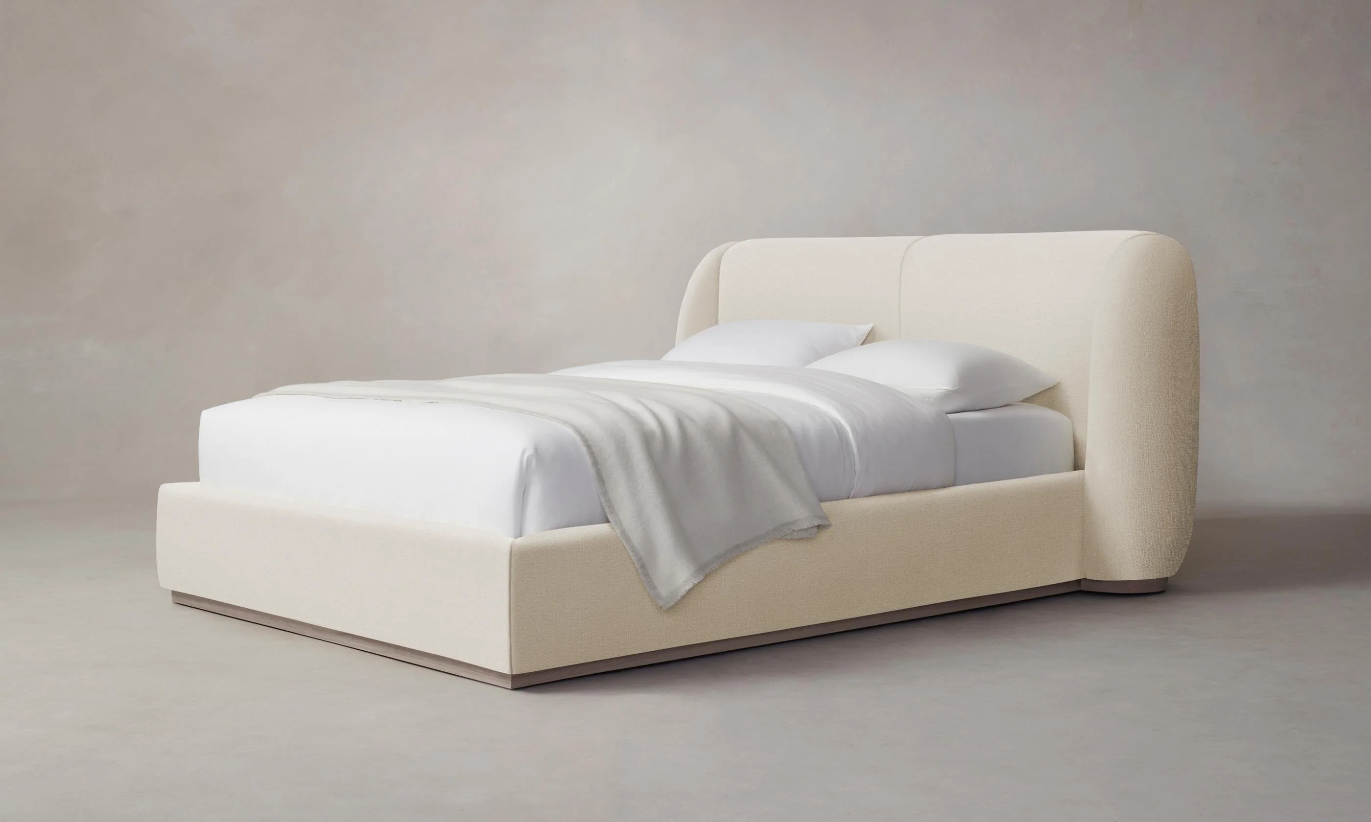 The Smith Bed - Performance Linen Weave Prairie