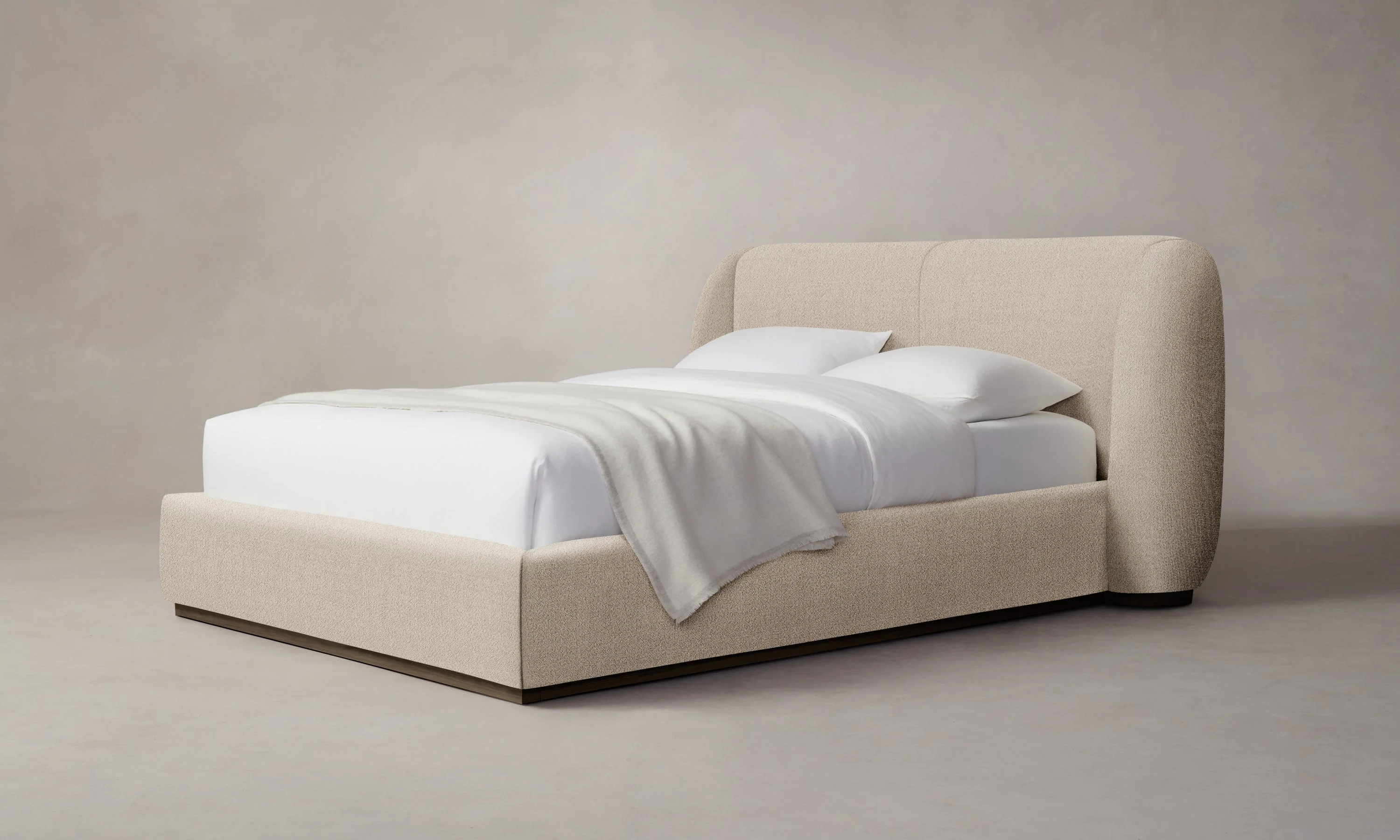 The Smith Bed - Performance Textural Weave Savanna - Image 4