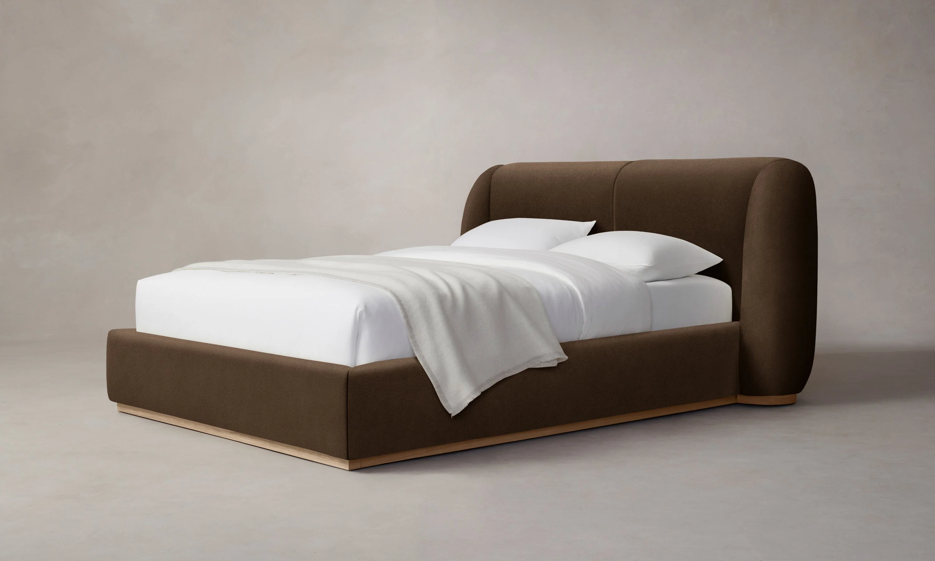 The Smith Bed - Performance Velvet Bark - Image 2