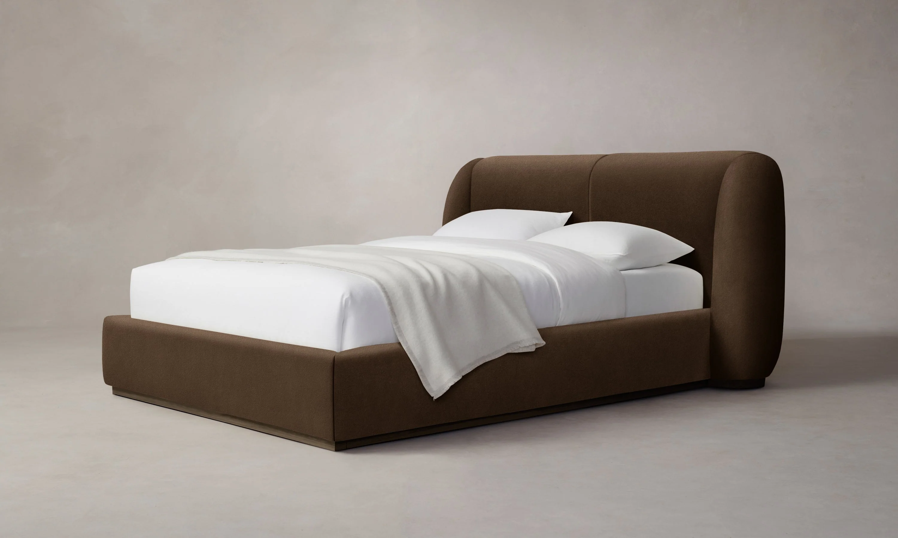 The Smith Bed - Performance Velvet Bark - Image 4