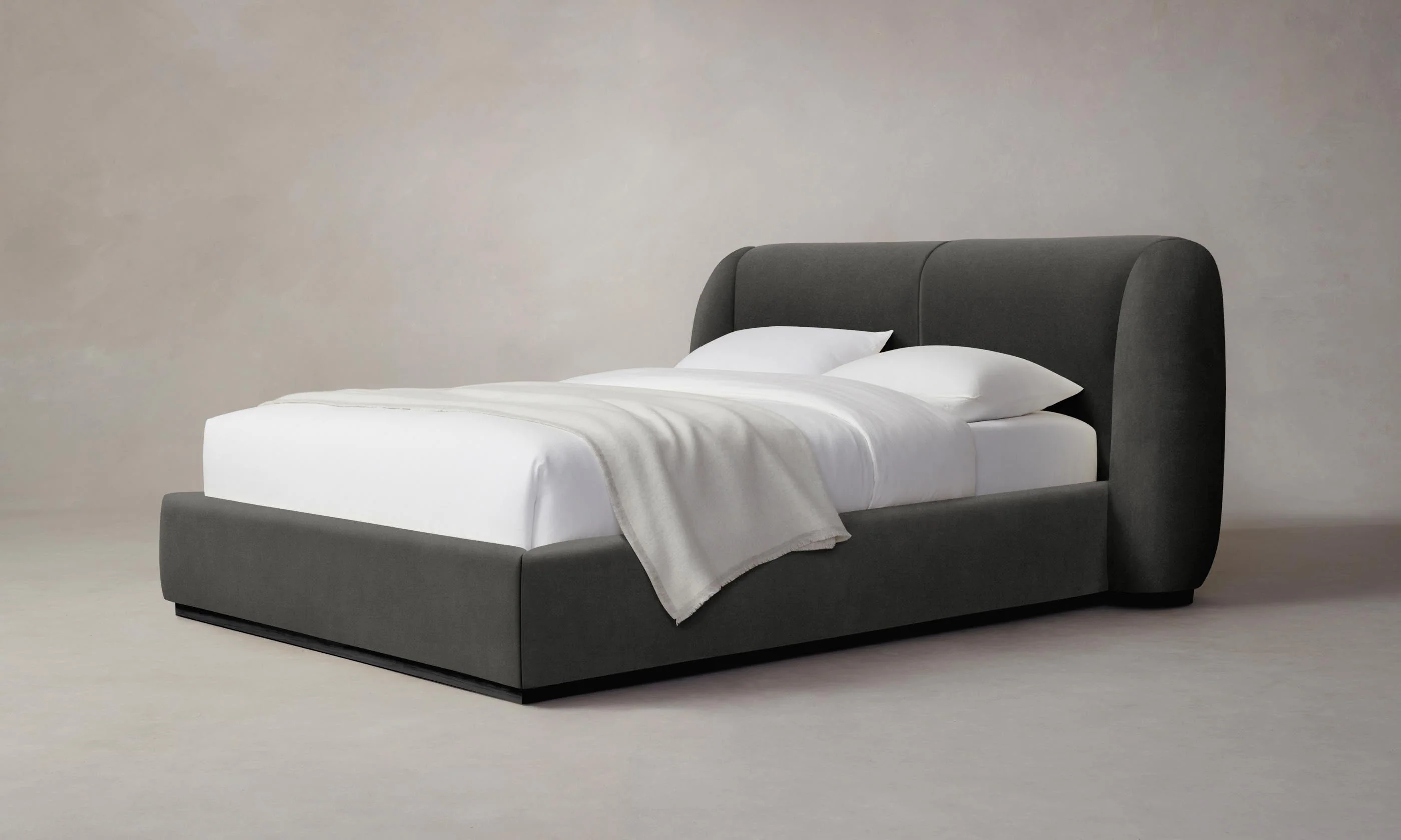 The Smith Bed - Performance Velvet Slate - Image 5