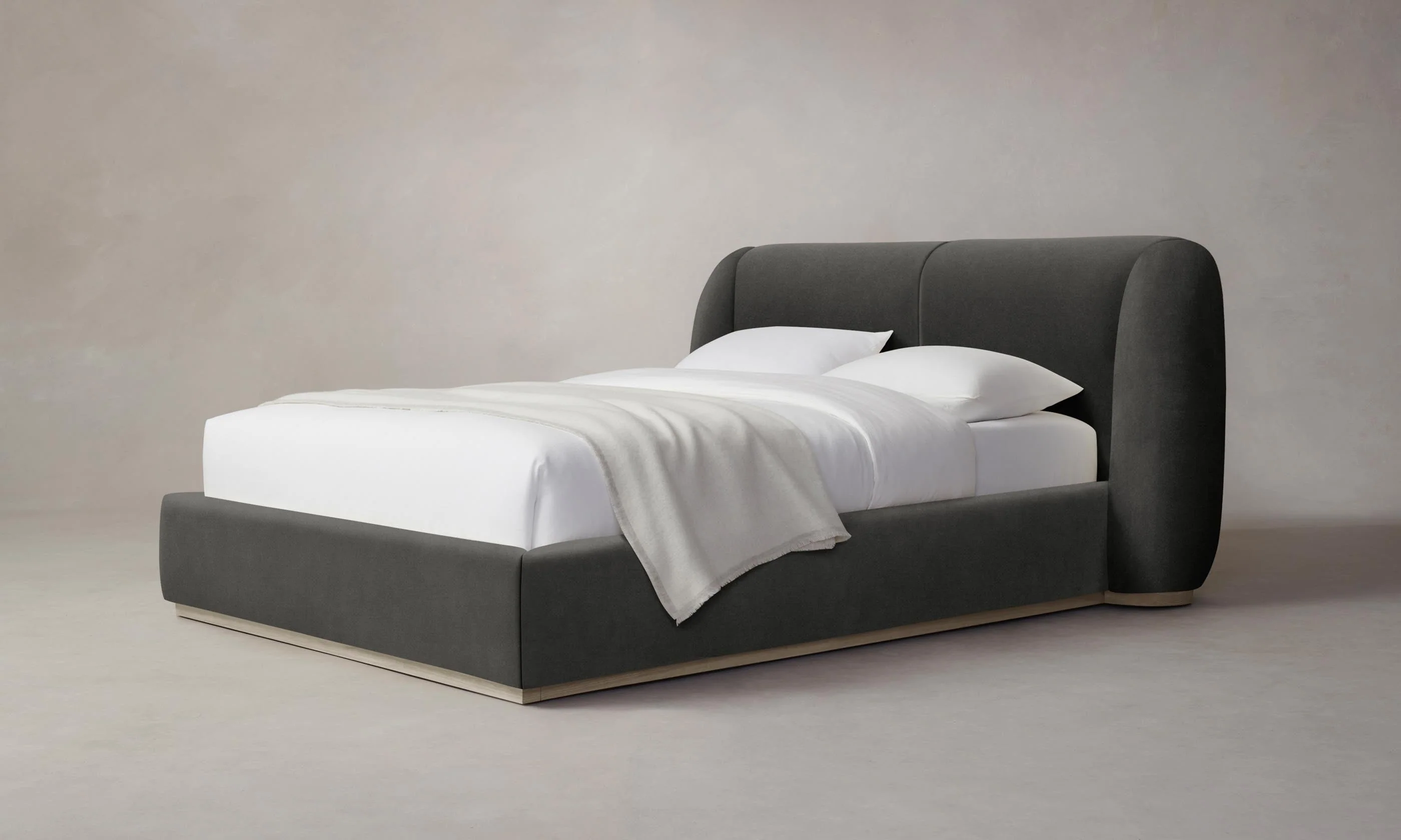 The Smith Bed - Performance Velvet Slate - Image 6