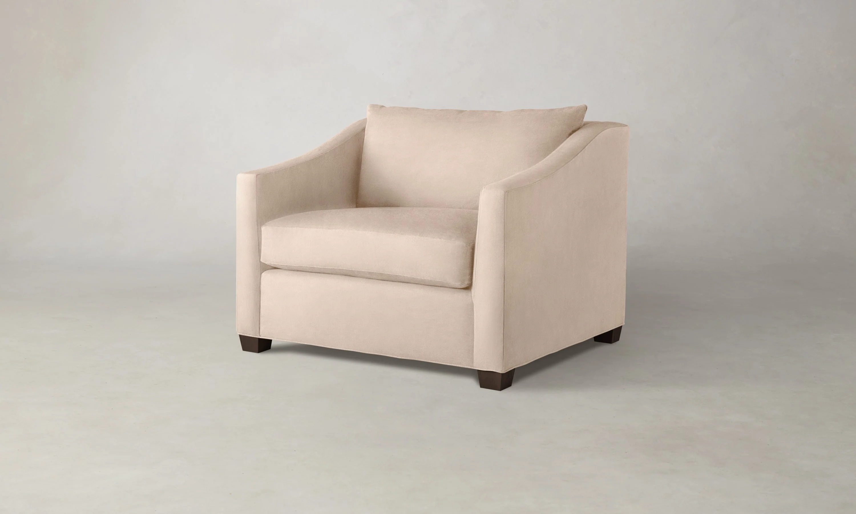 The Sullivan Chair-and-a-Half - Marled Alpaca Velvet Rosette - Image 3