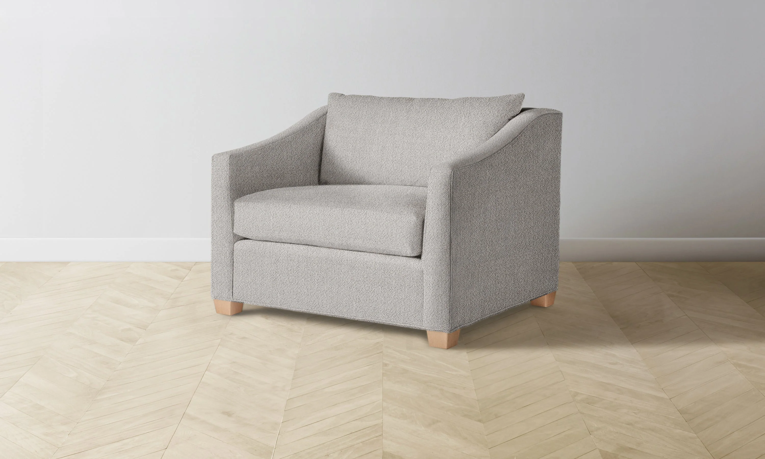 The Sullivan Chair-and-a-Half - Performance Textural Weave Breeze