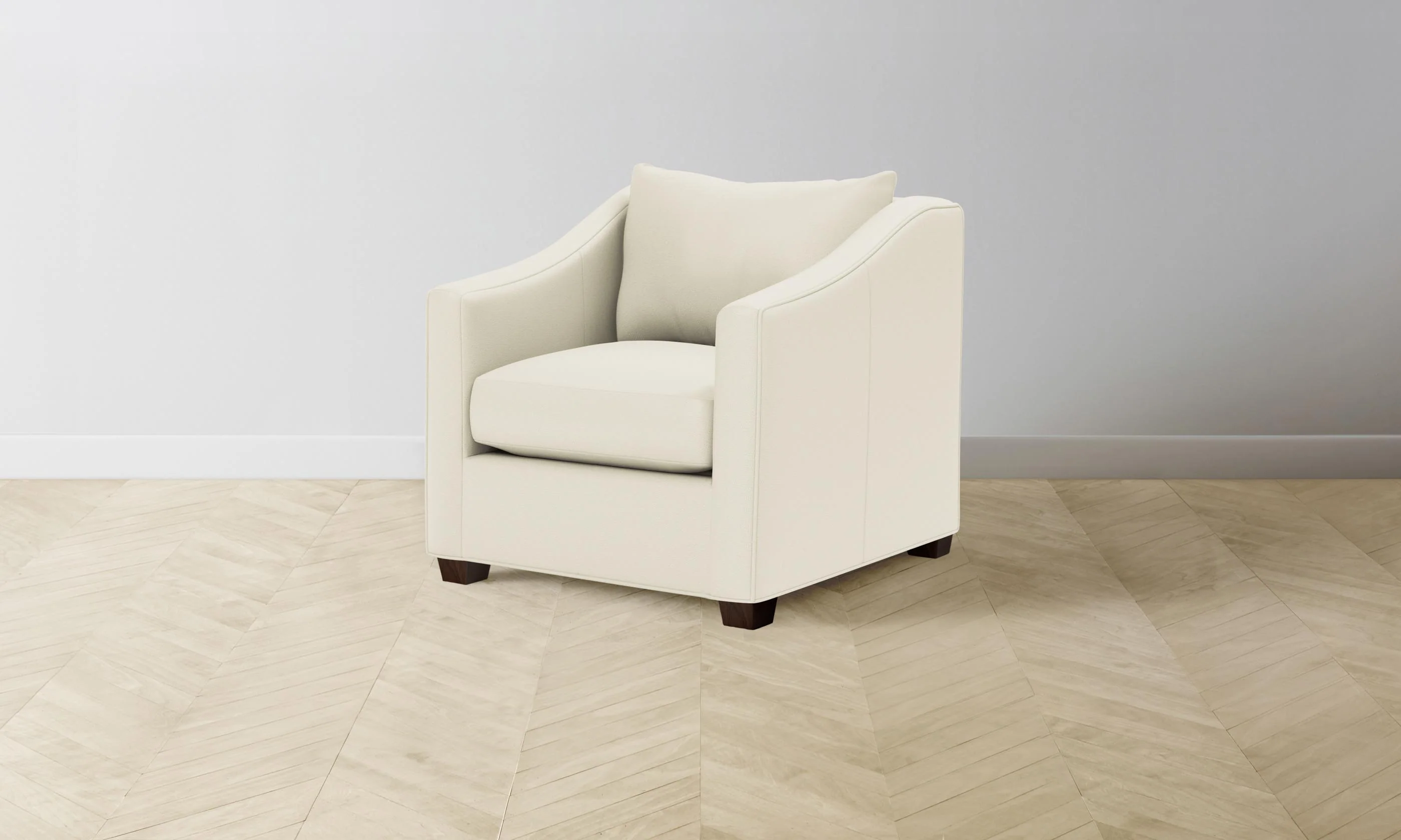 The Sullivan Chair - Pebbled Leather Swan - Image 3