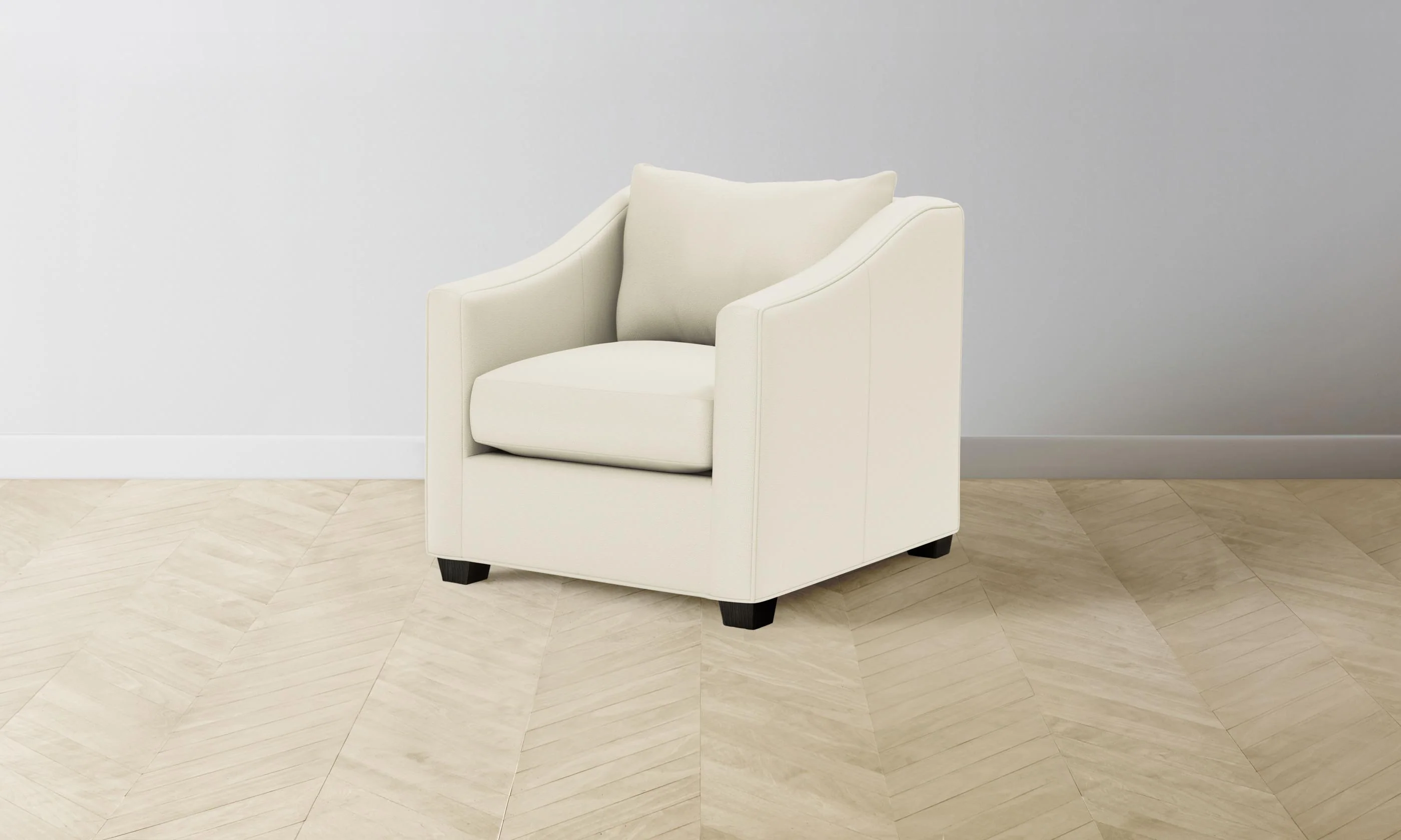 The Sullivan Chair - Pebbled Leather Swan - Image 4