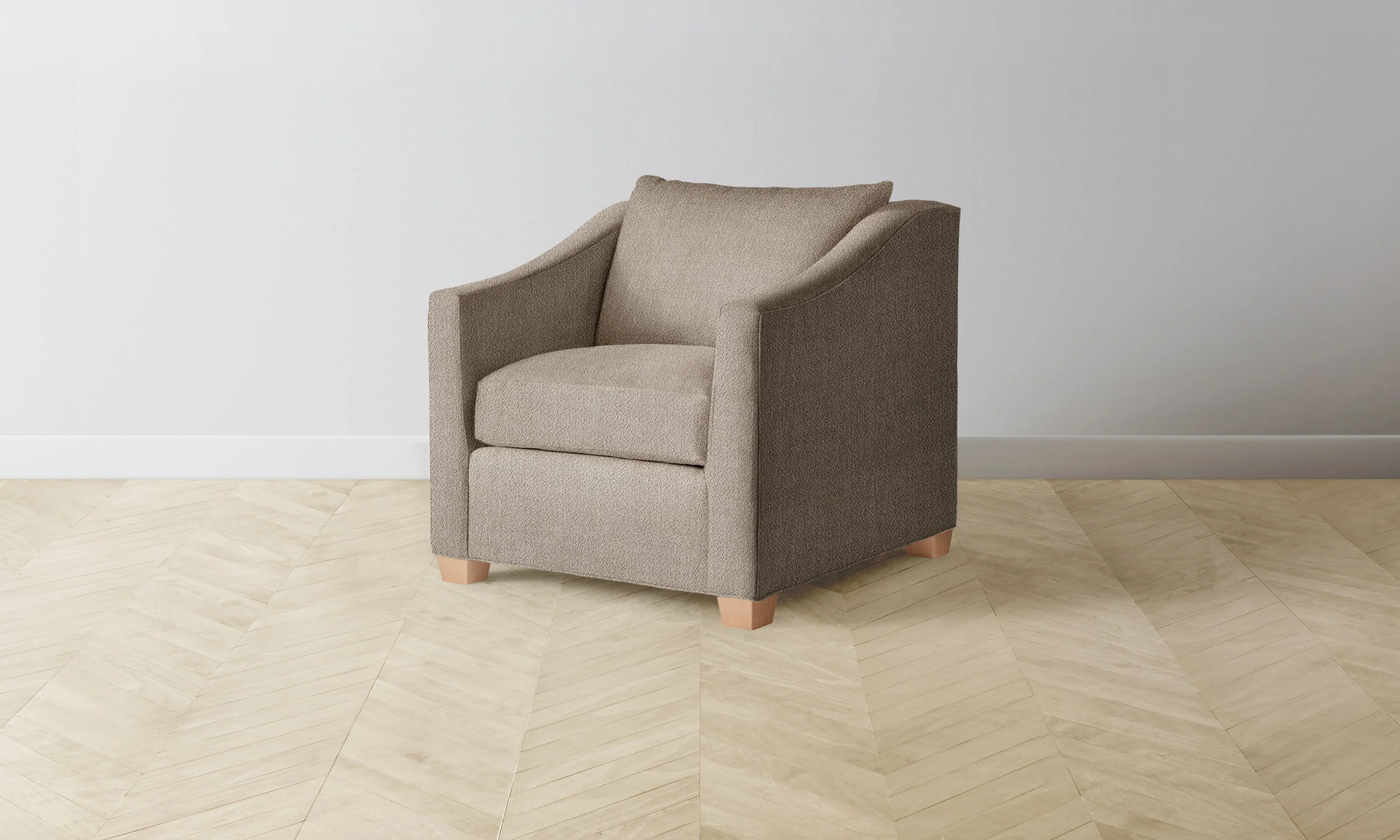 The Sullivan Chair - Performance Textural Weave Earthen