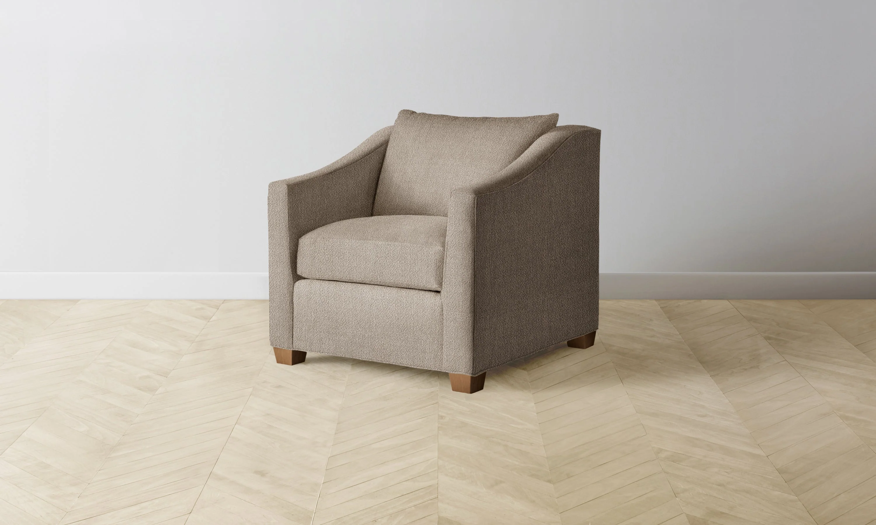 The Sullivan Chair - Performance Textural Weave Earthen - Image 2