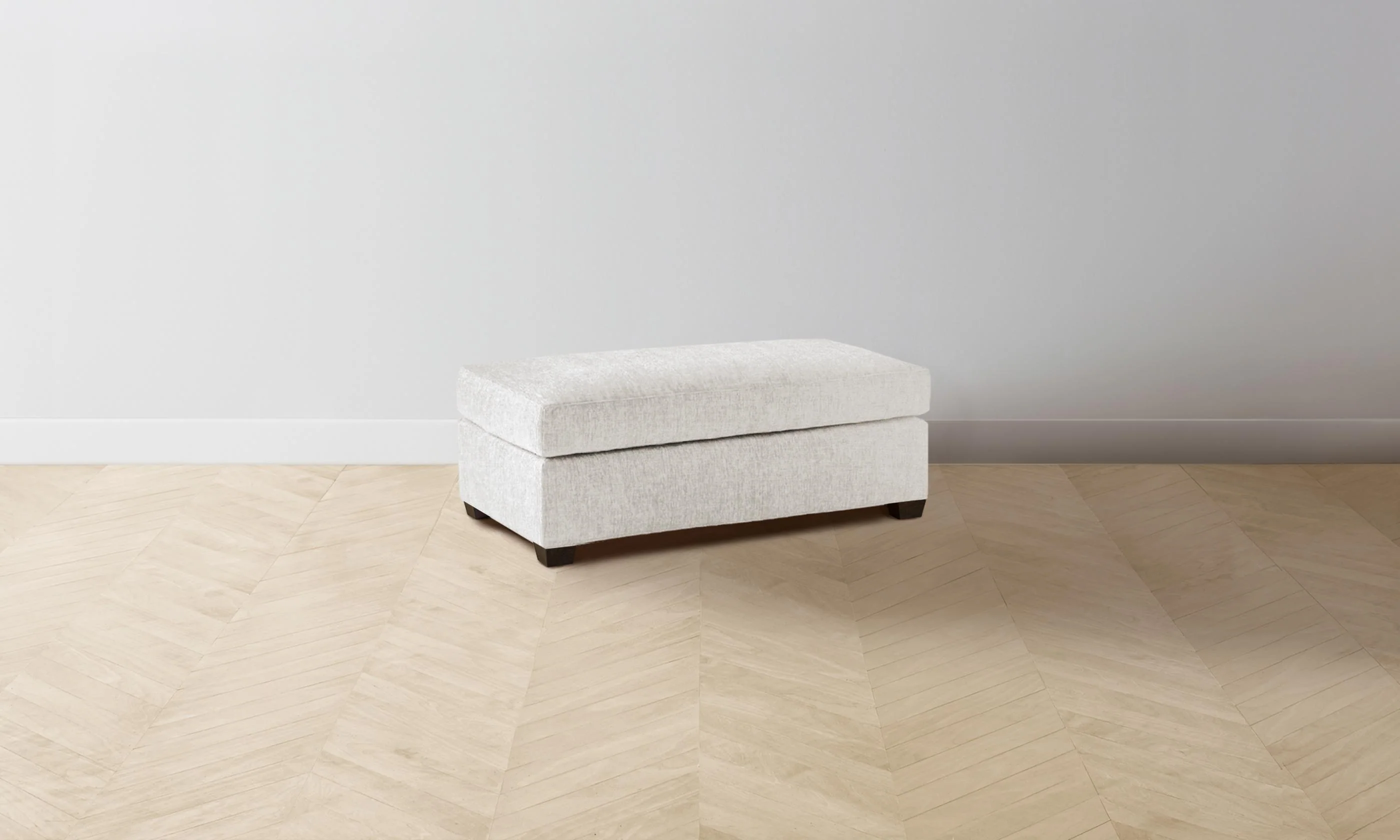 The Sullivan Ottoman - Performance Tweed Salt - Image 3