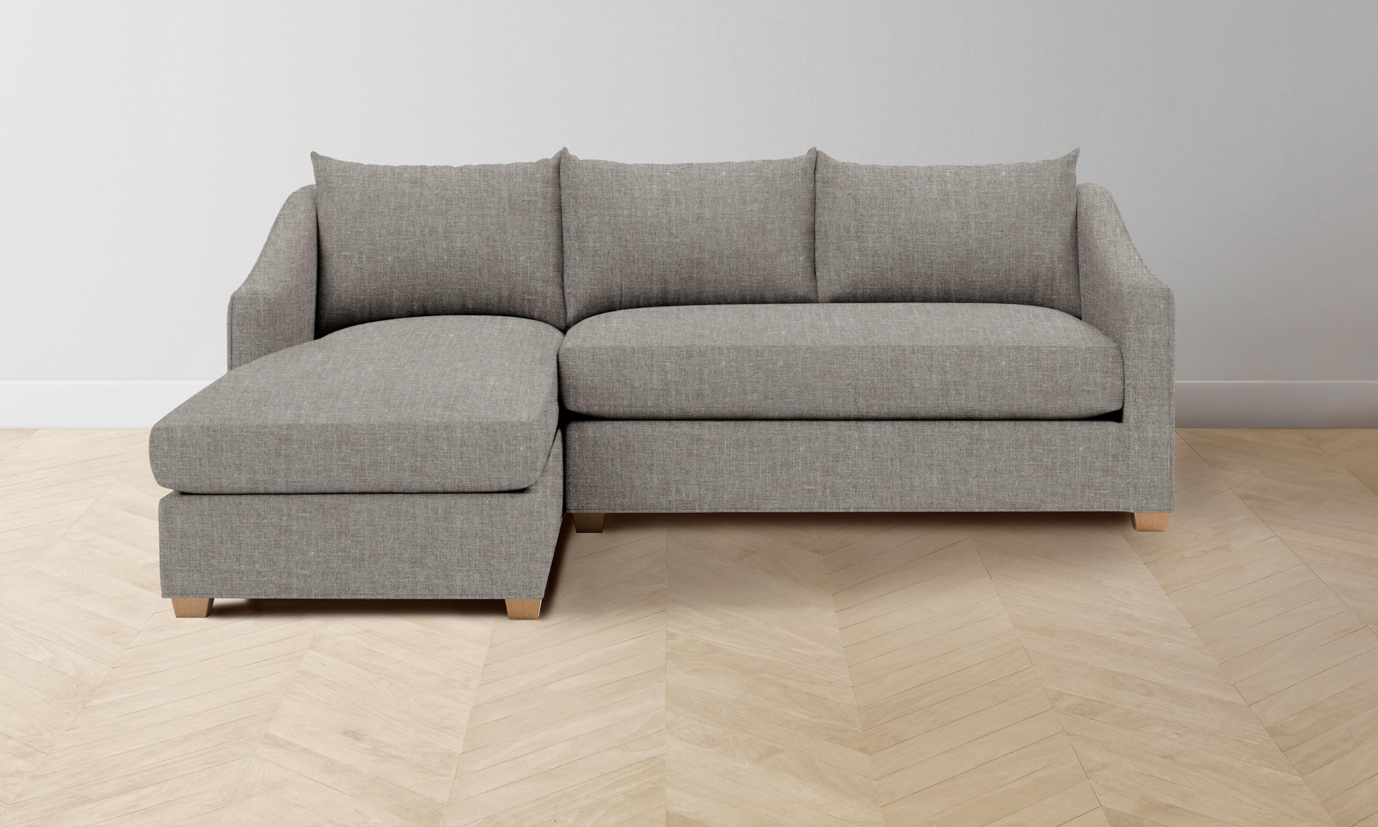 The Sullivan Sectional - Heritage Belgian Linen Agate