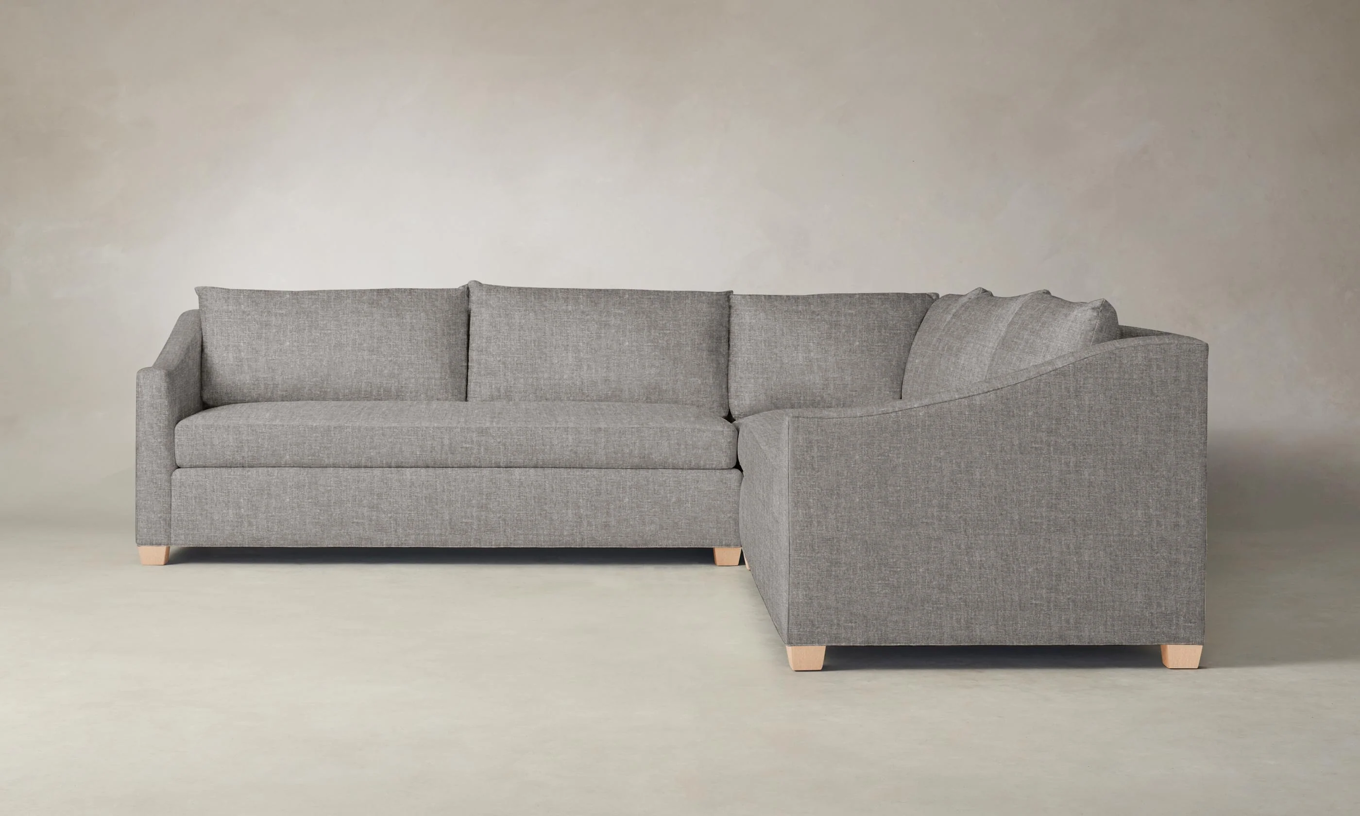 The Sullivan Sectional - Heritage Belgian Linen Agate - Image 10