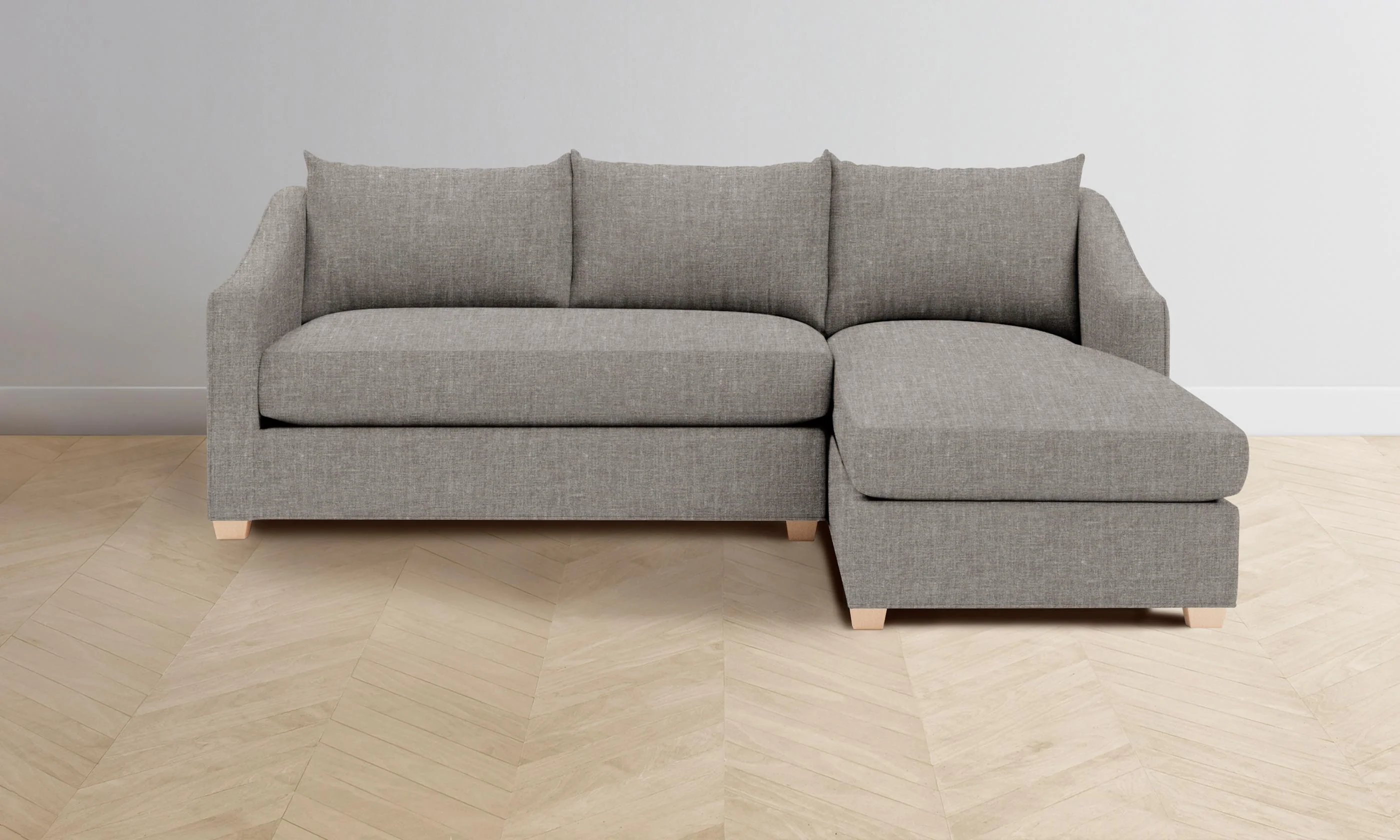 The Sullivan Sectional - Heritage Belgian Linen Agate - Image 4