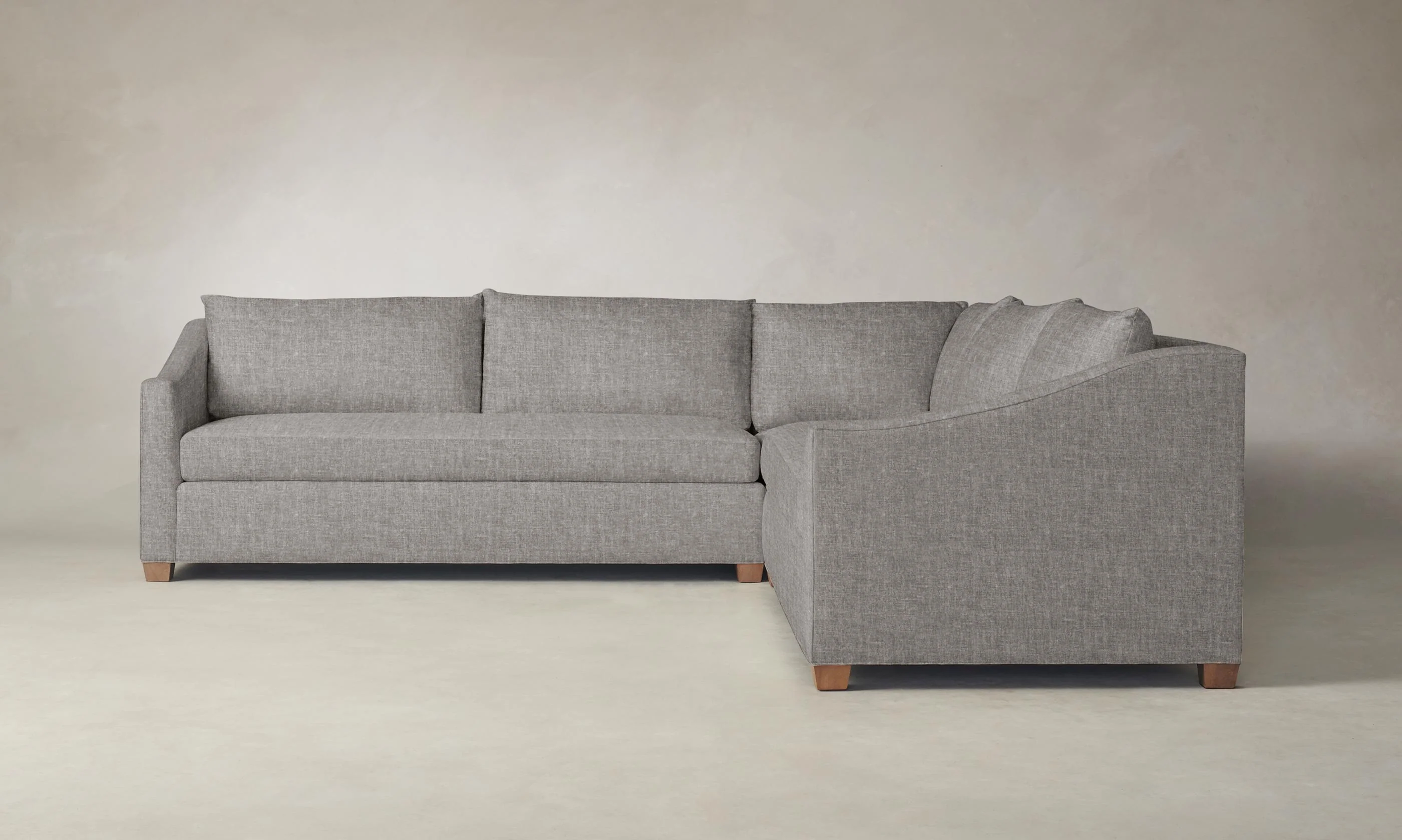 The Sullivan Sectional - Heritage Belgian Linen Agate - Image 9