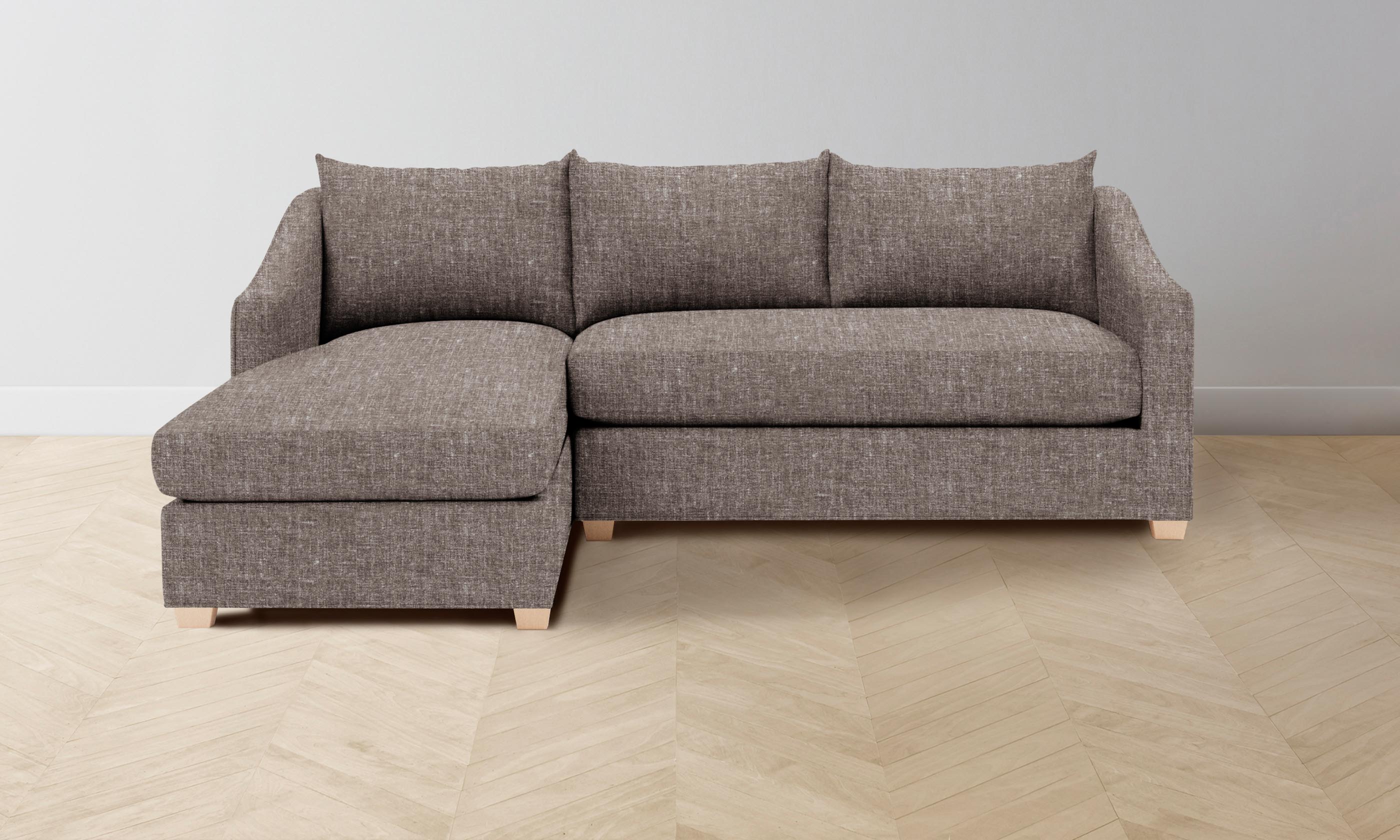 The Sullivan Sectional - Heritage Belgian Linen Carob - Image 3